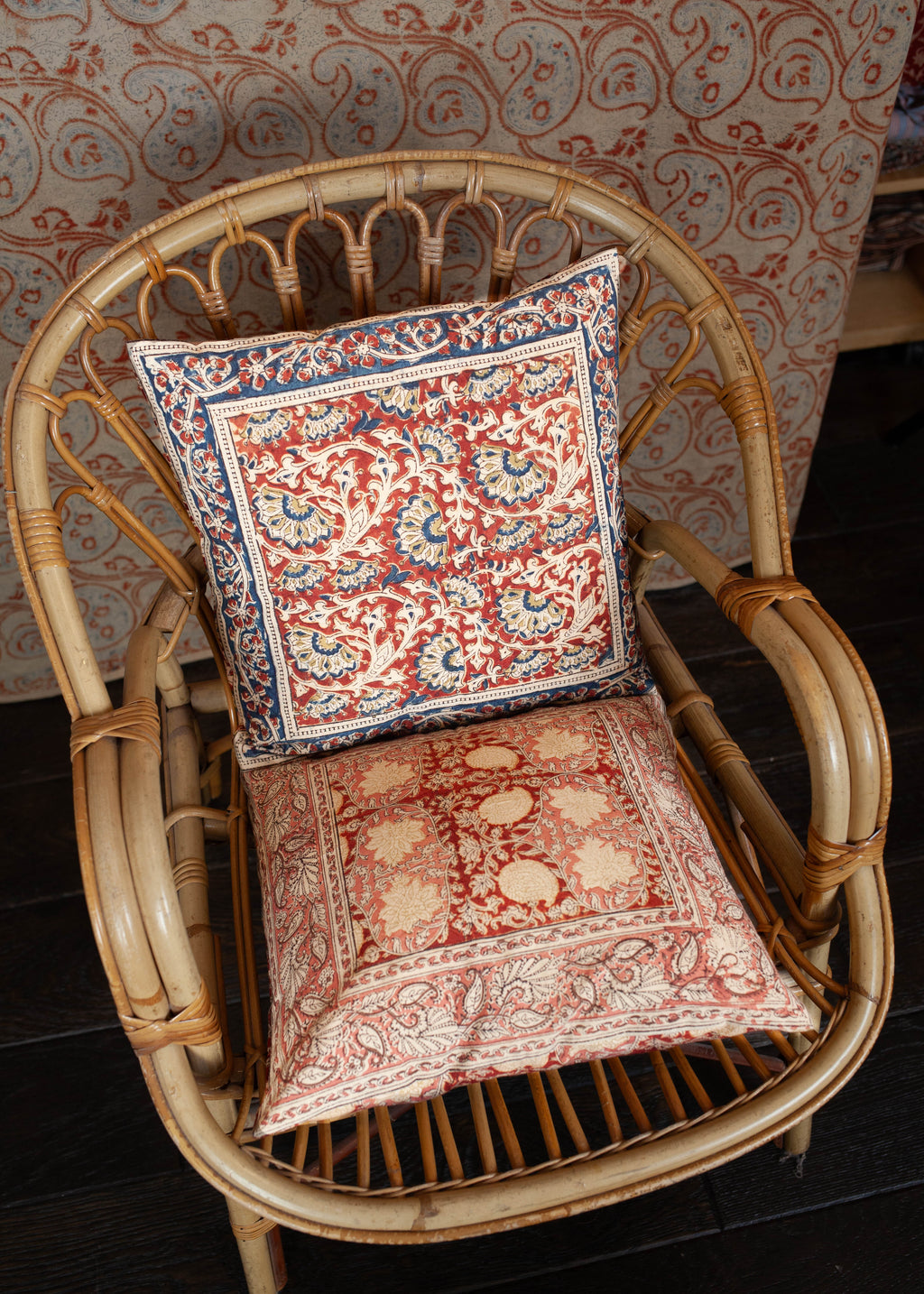Pack de 2 housses de coussin 40X40 cm - Imprimé SHAAHEE + KHILANA