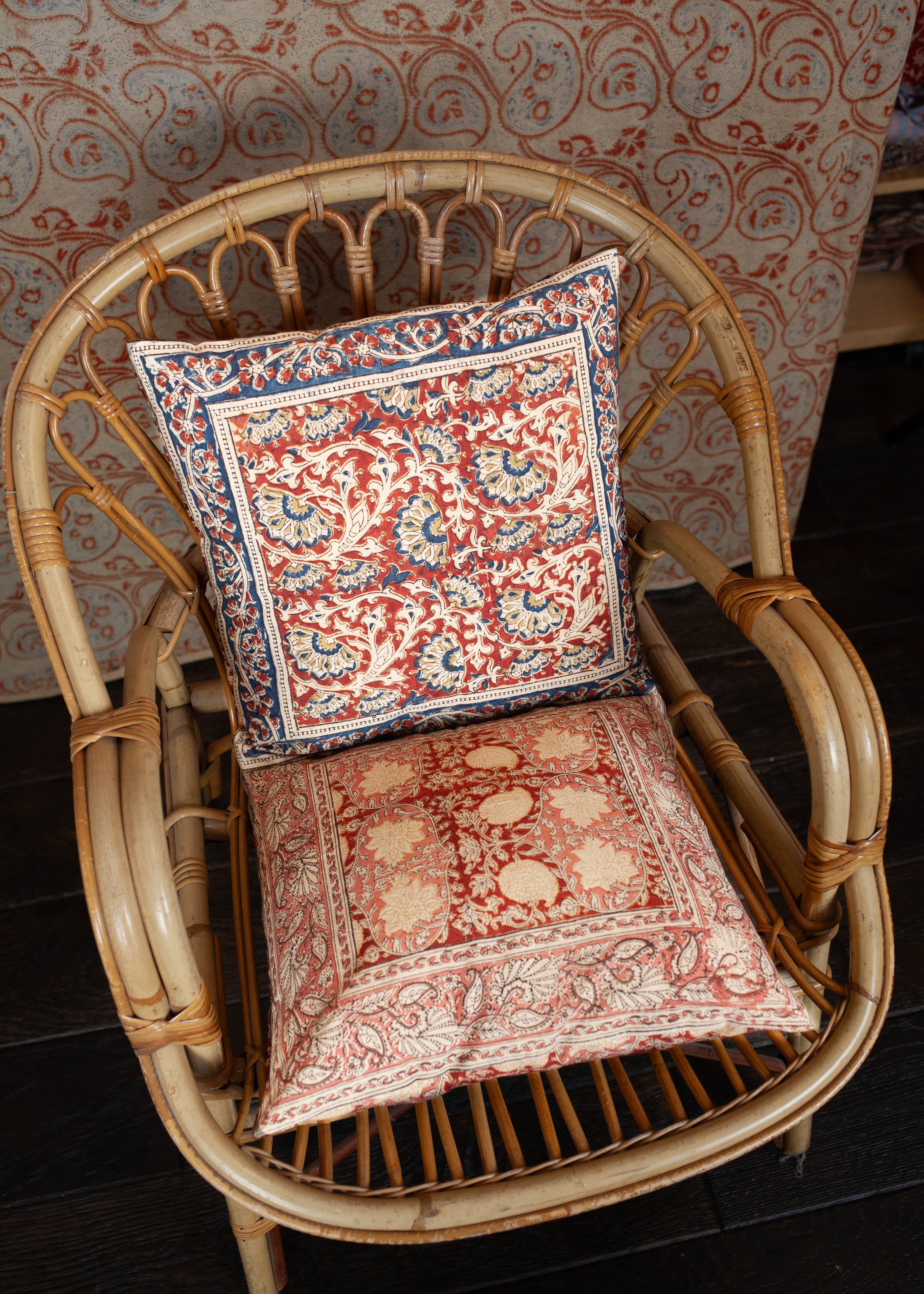 Pack de 2 housses de coussin 40X40 cm - Imprimé SHAAHEE + KHILANA