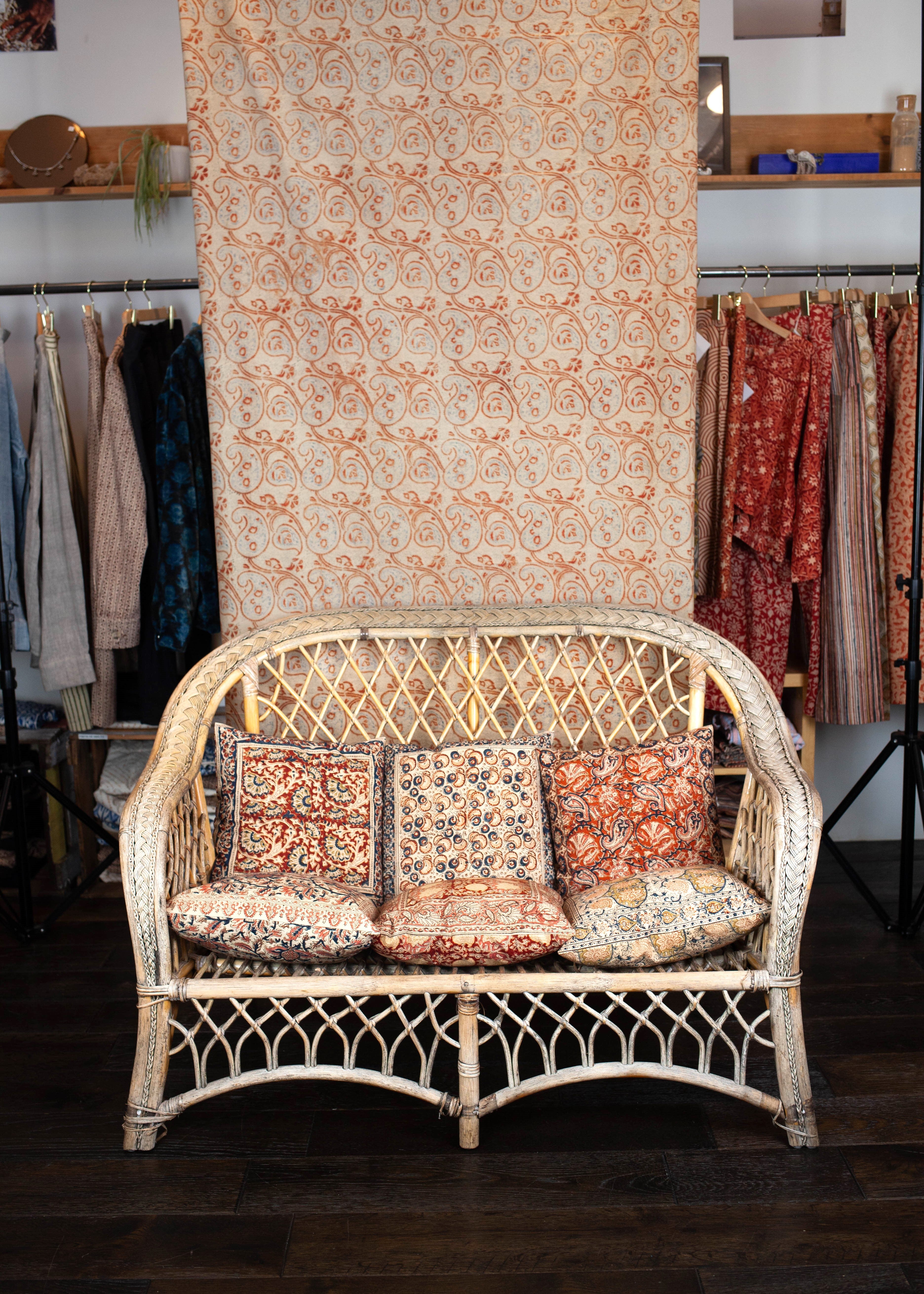 Pack de 2 housses de coussin 40X40 cm - Imprimé PANKHA + SHAAHEE