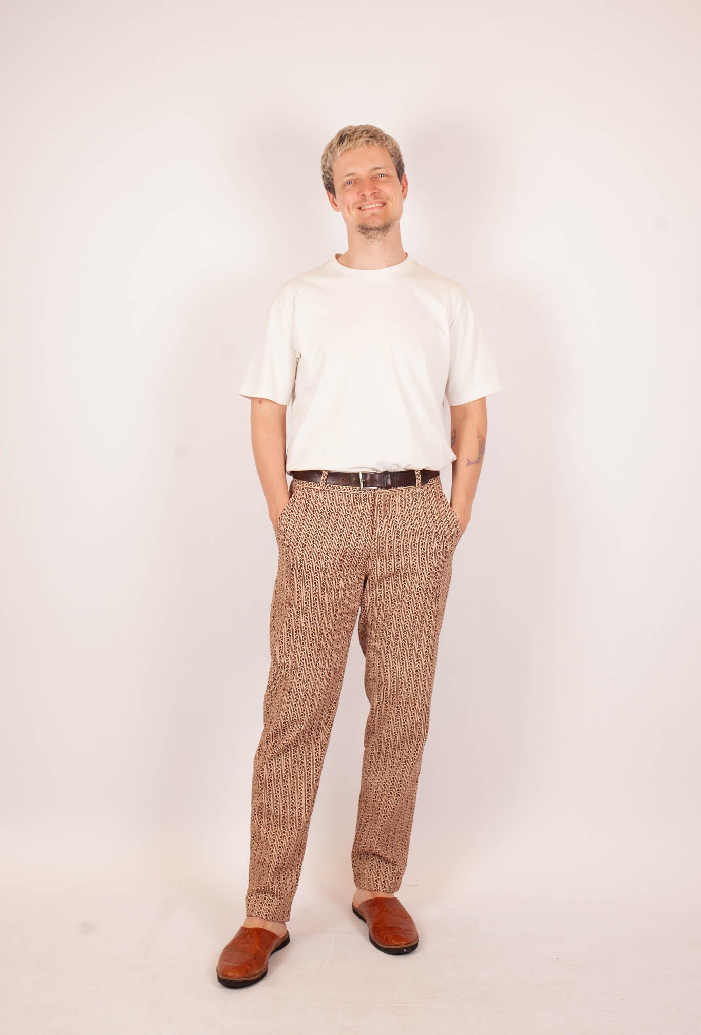 Pantalon Hosur - Coton bio - Imprimé UDAAN (envol)