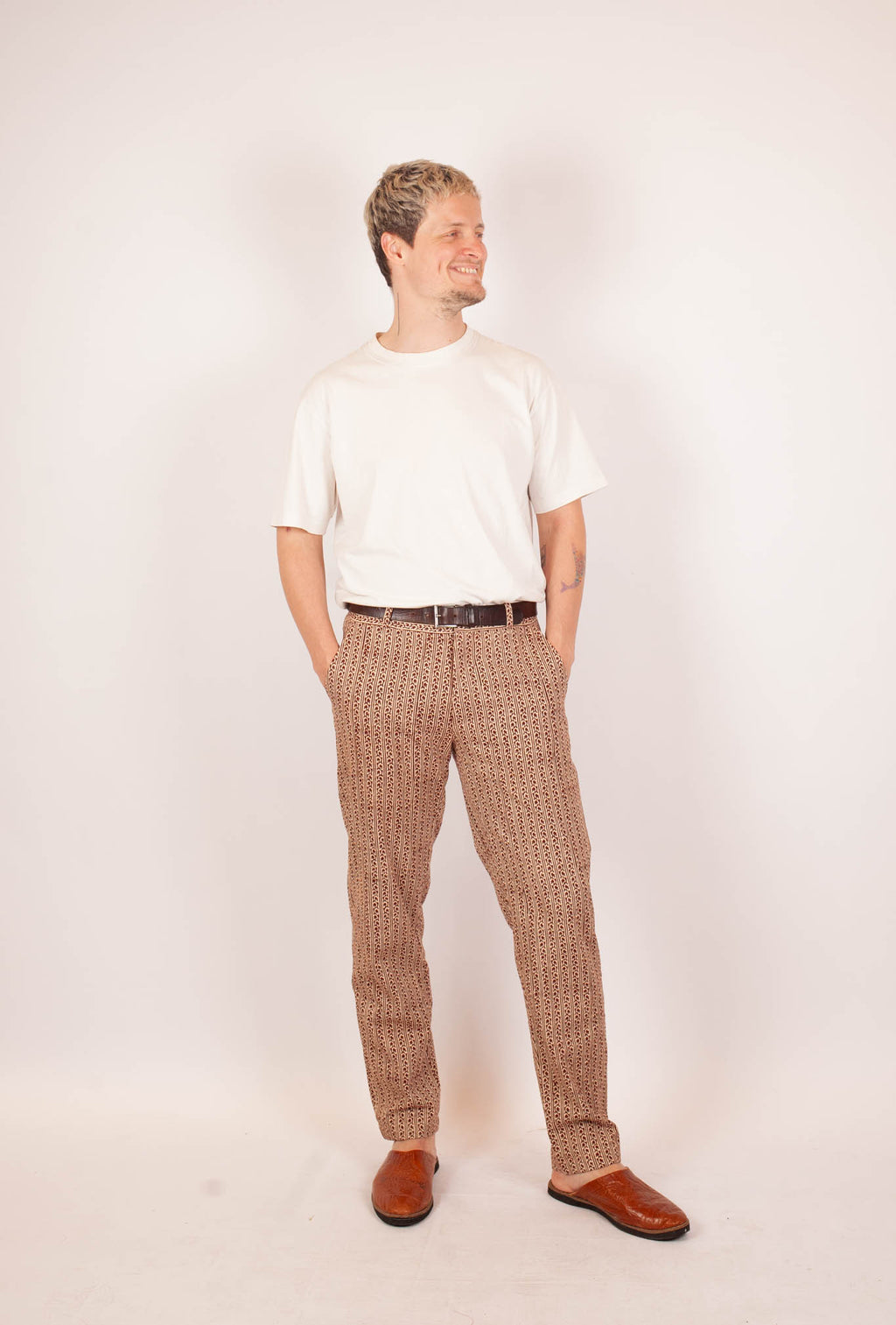 Pantalon Hosur - Coton bio - Imprimé UDAAN (envol)