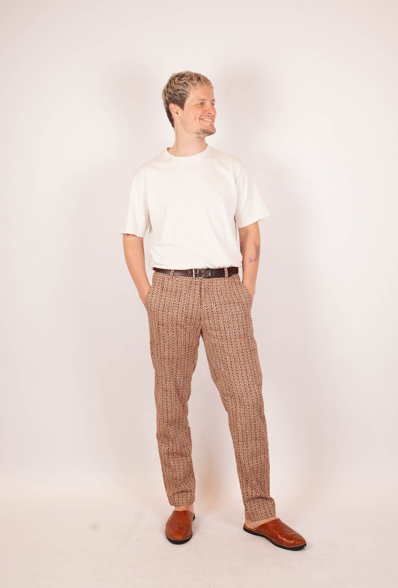 Pantalon Hosur - Coton bio - Imprimé UDAAN (envol)