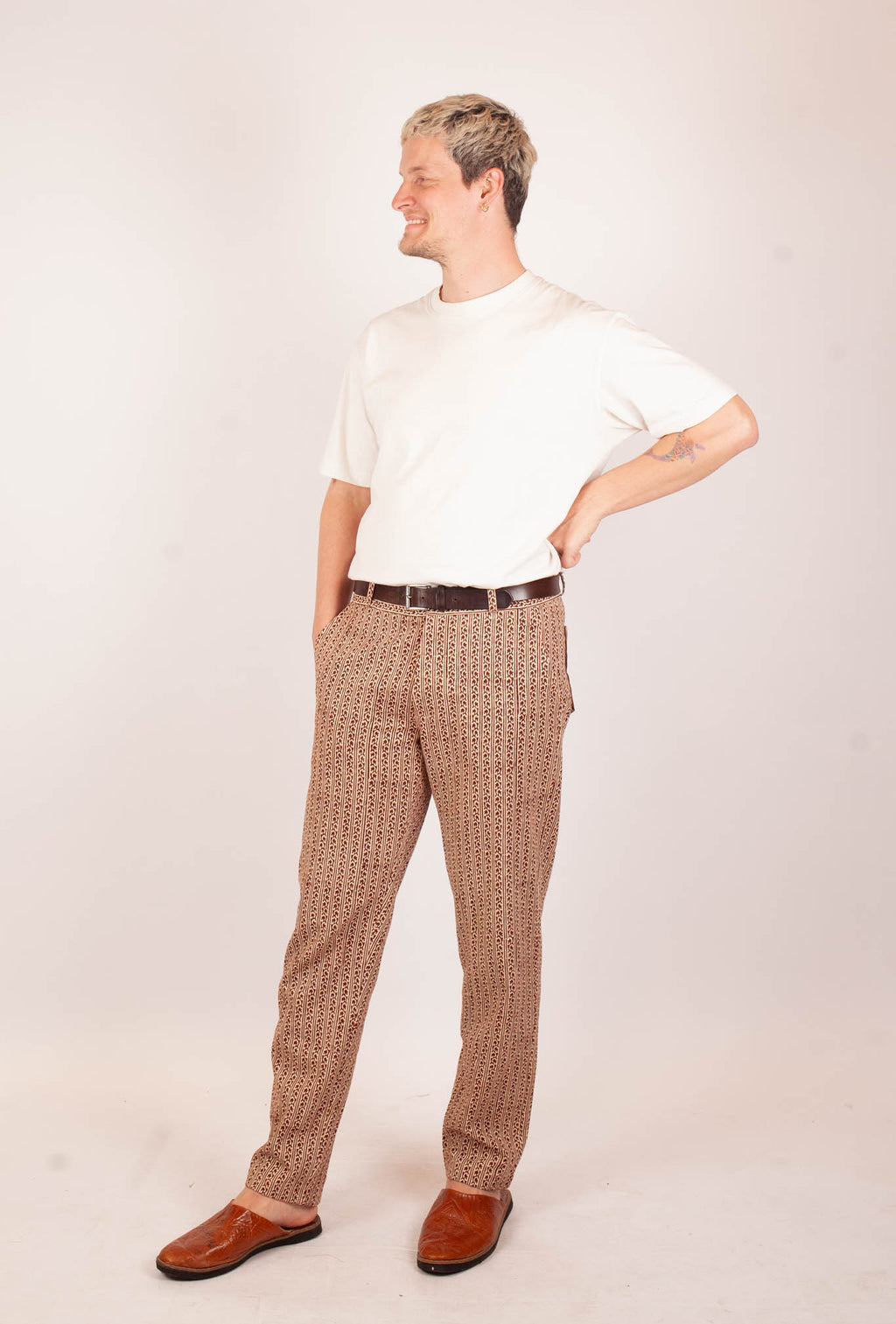 Pantalon Hosur - Coton bio - Imprimé UDAAN (envol)