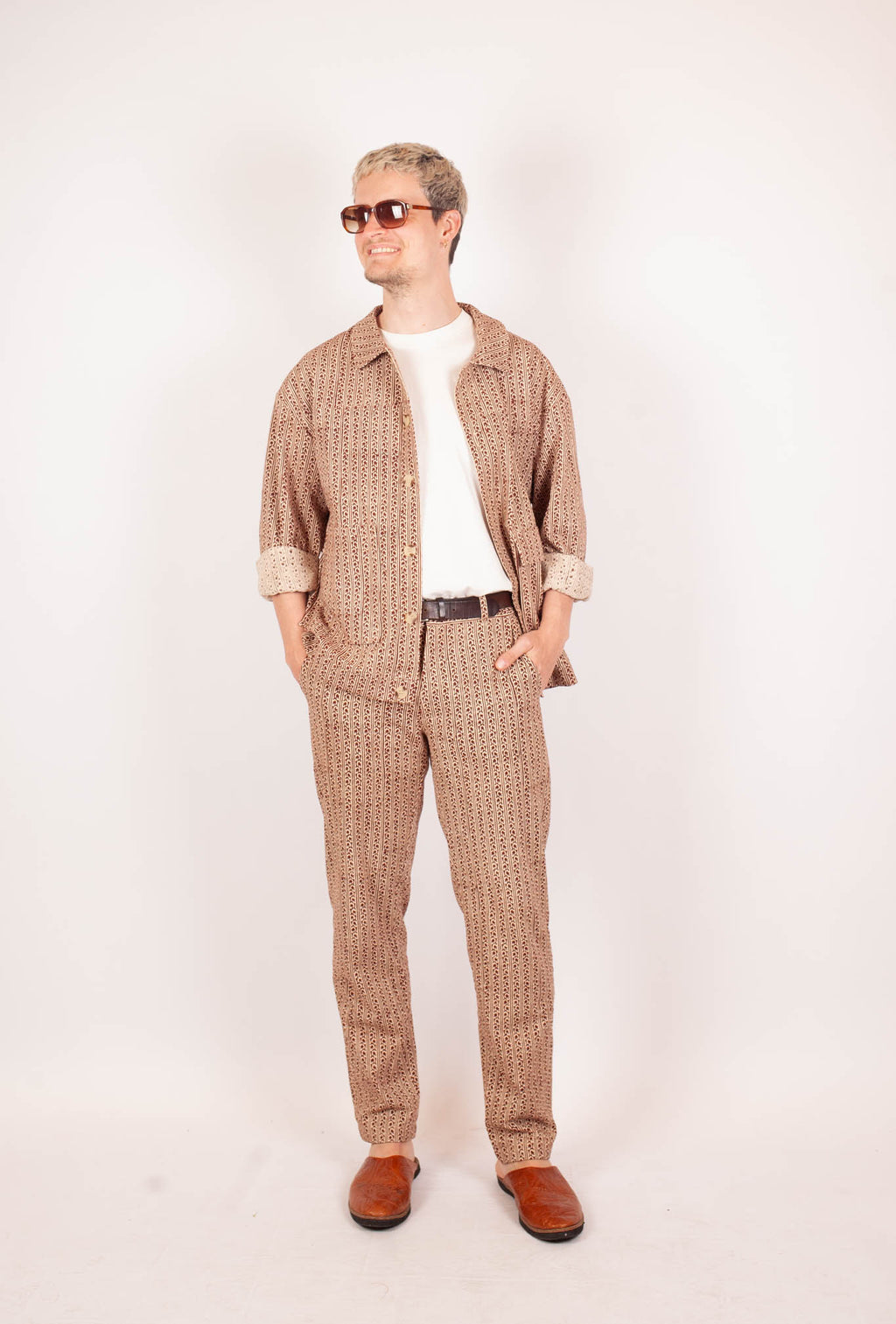 Veste SKANDA- Denim bio - imprimé UDAAN (envol)