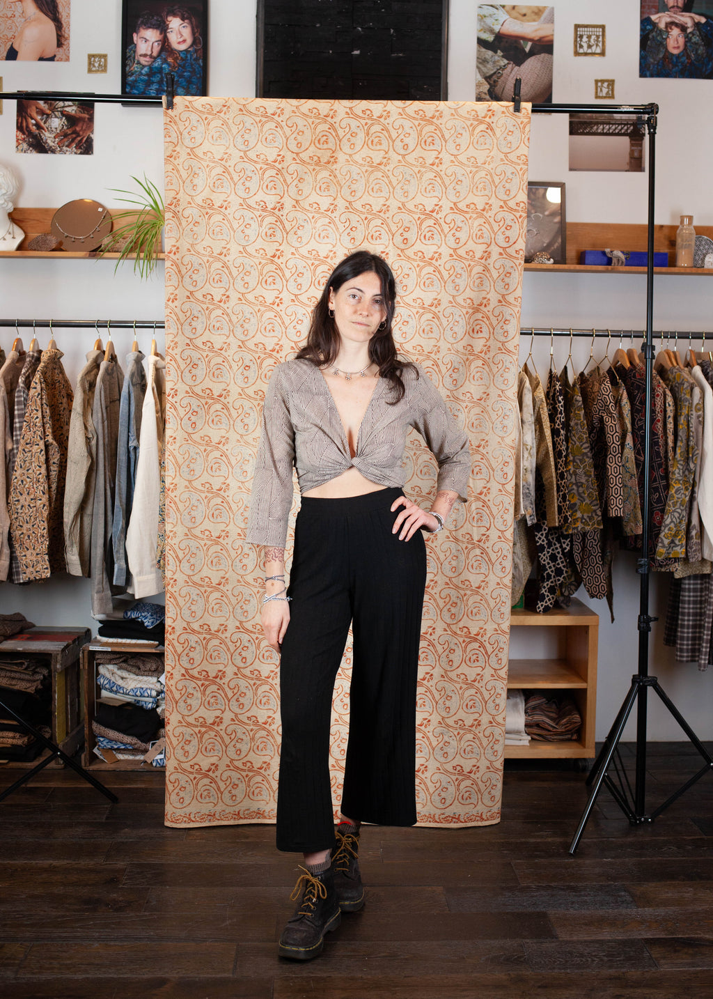 Top BENARES - imprimé PRISME - Coton bio