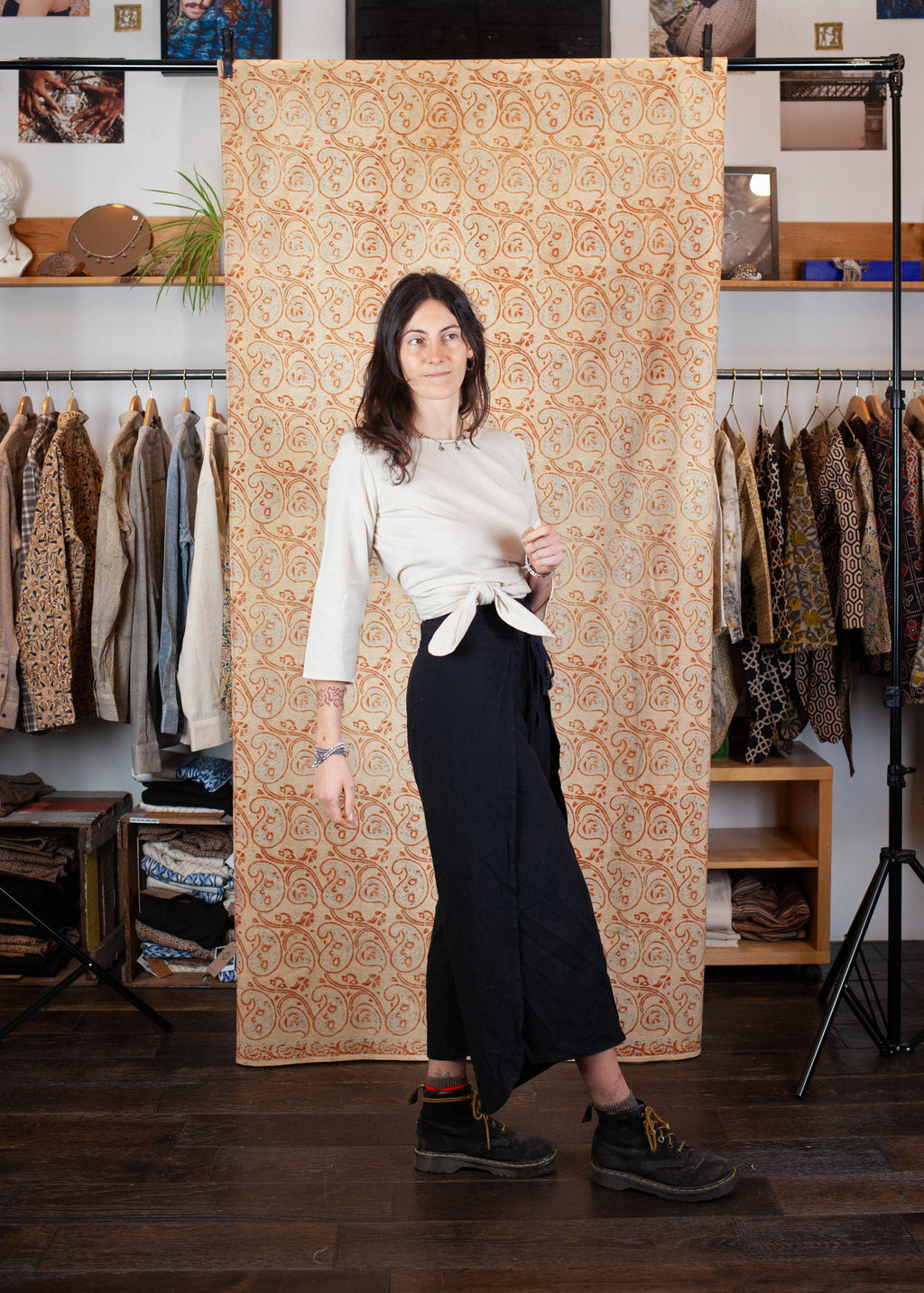 Top BENARES V.3 - Kala coton - Coloris NATURE KALA