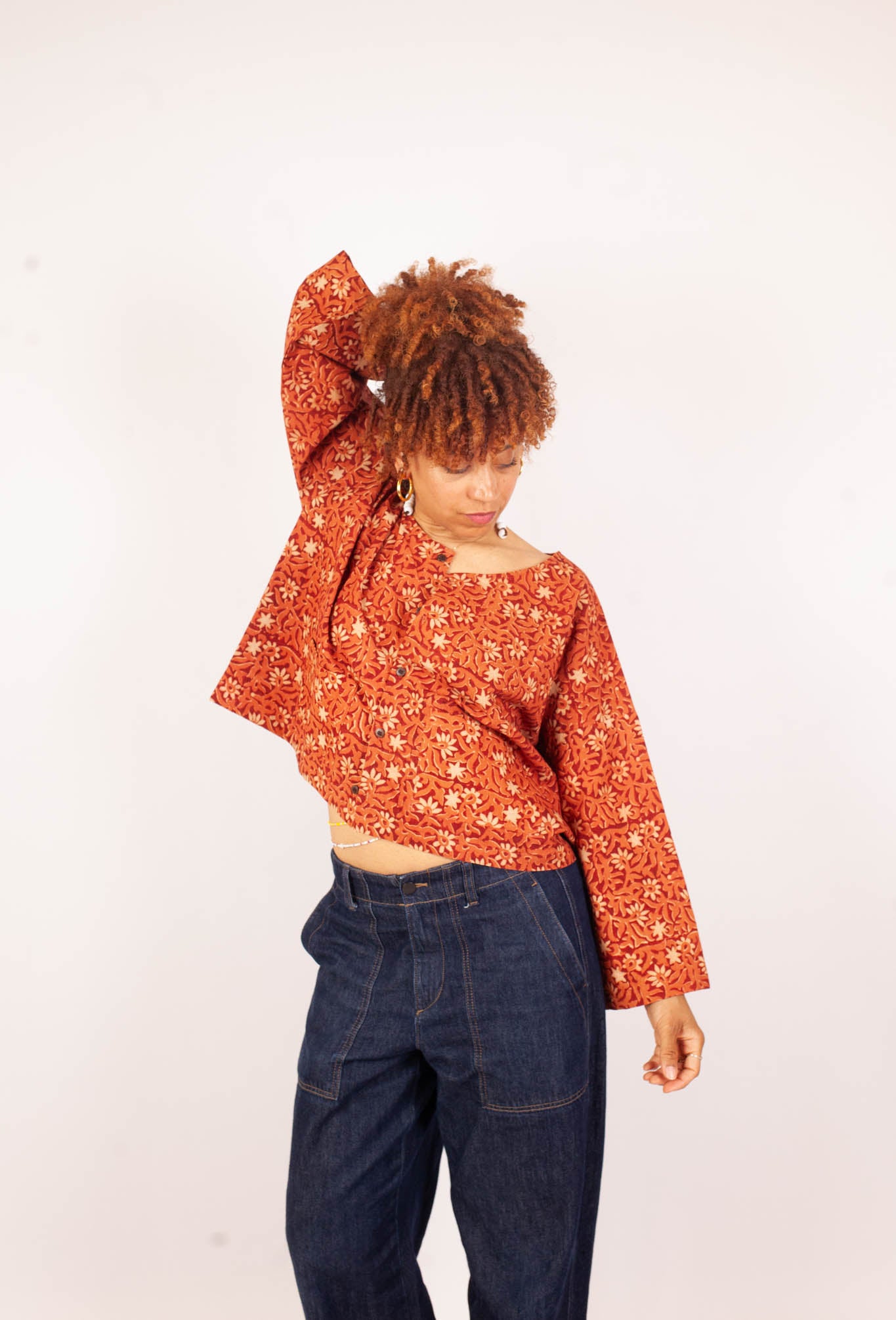 Bolero COCHIN - Coton bio - Imprimé KALEE (bourgeon)