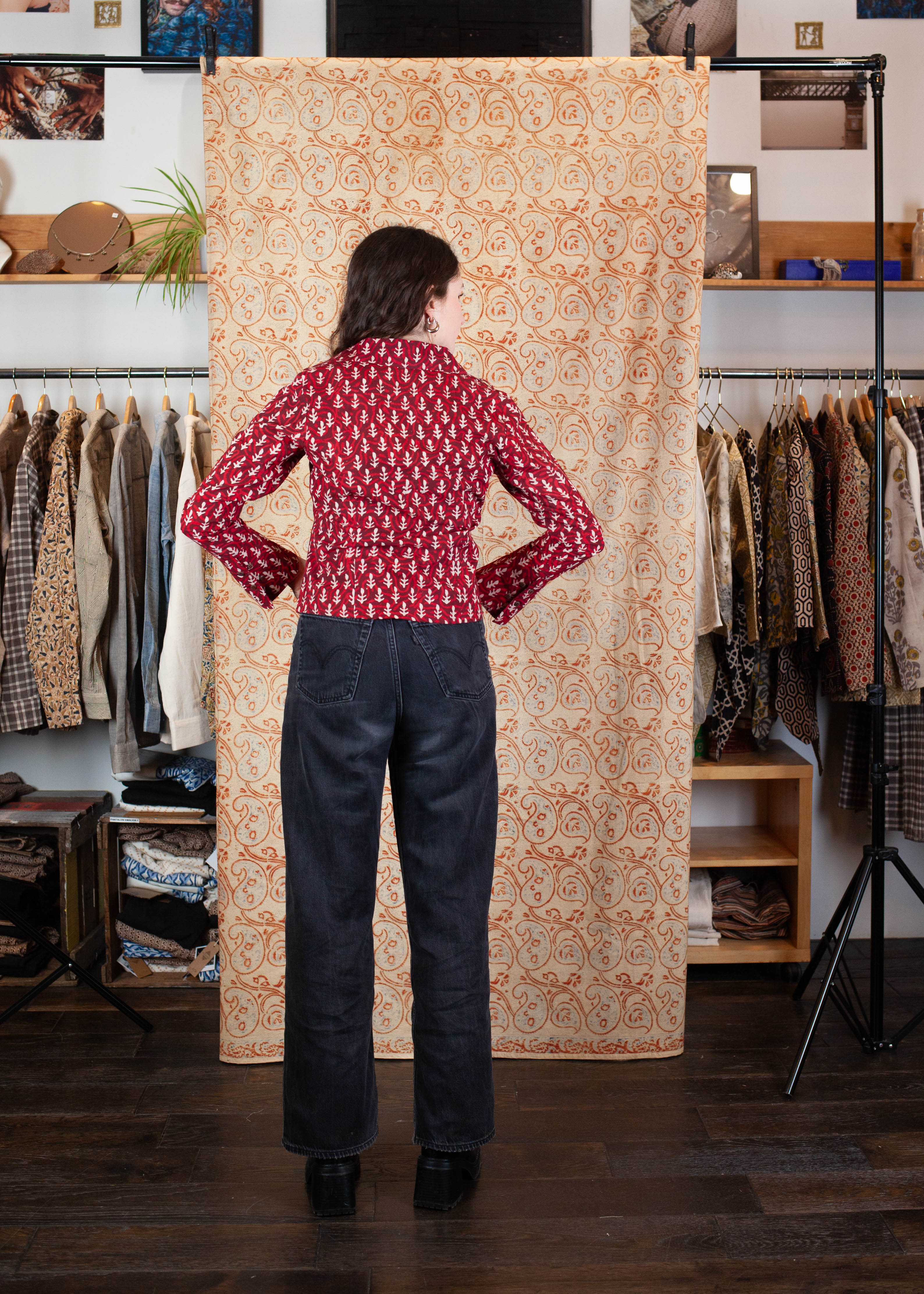 Chemise Bindu V.2 - Coton bio - Imprimé JYOTI (flamme)