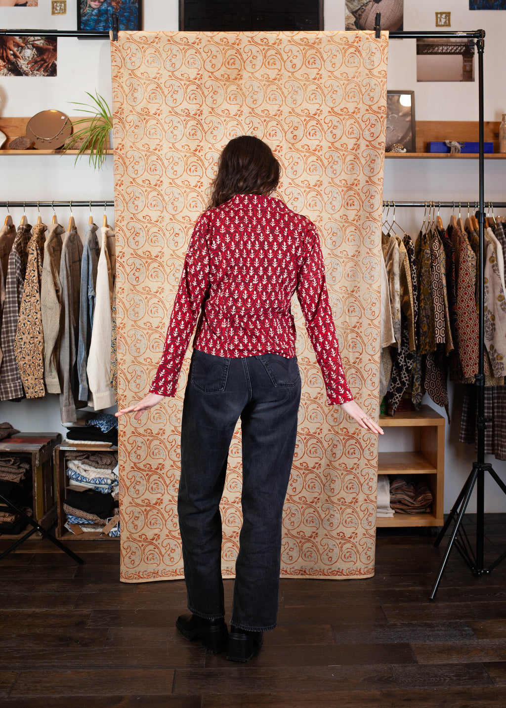 Chemise Bindu V.2 - Coton bio - Imprimé JYOTI (flamme)