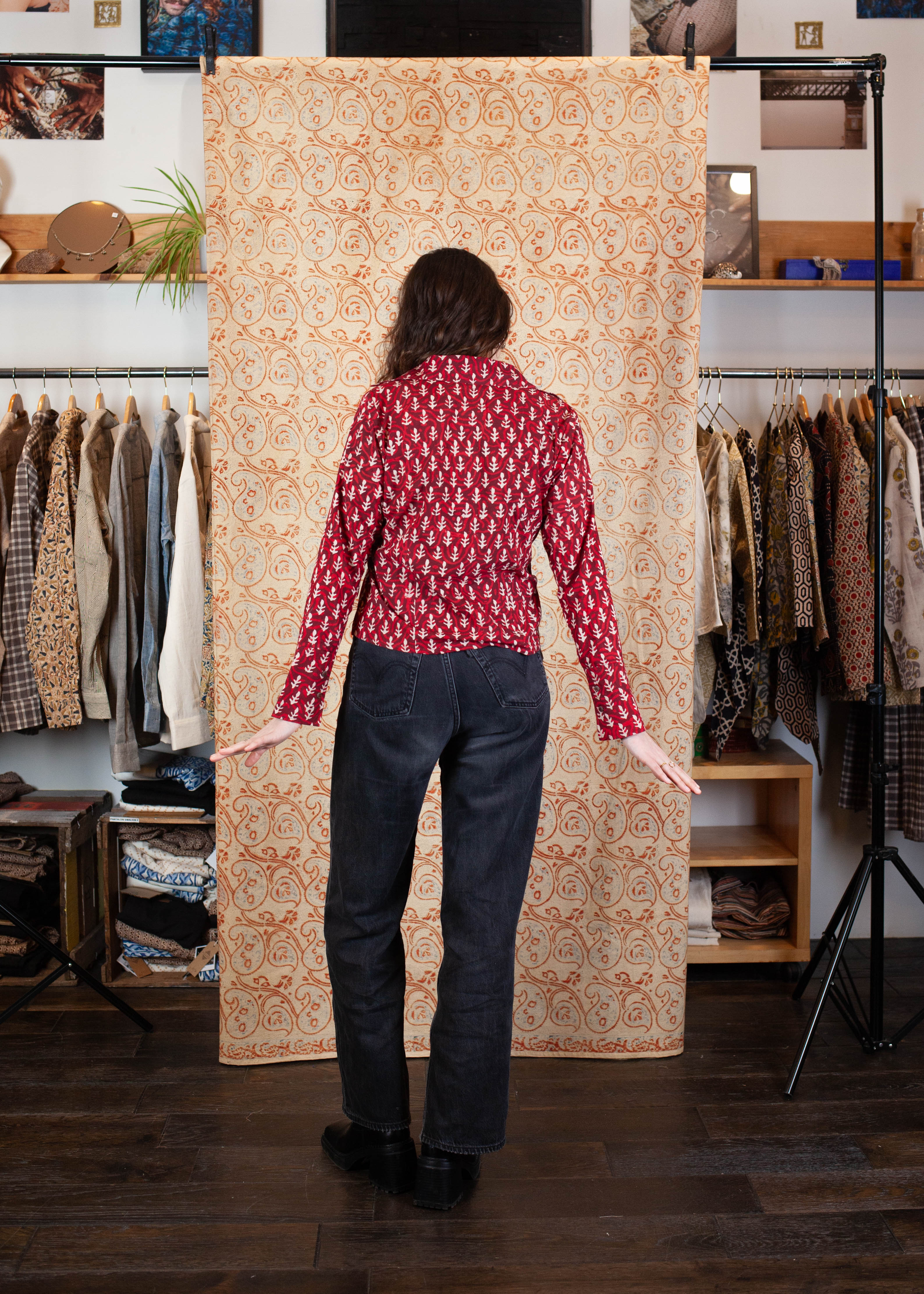 Chemise Bindu V.2 - Coton bio - Imprimé JYOTI (flamme)