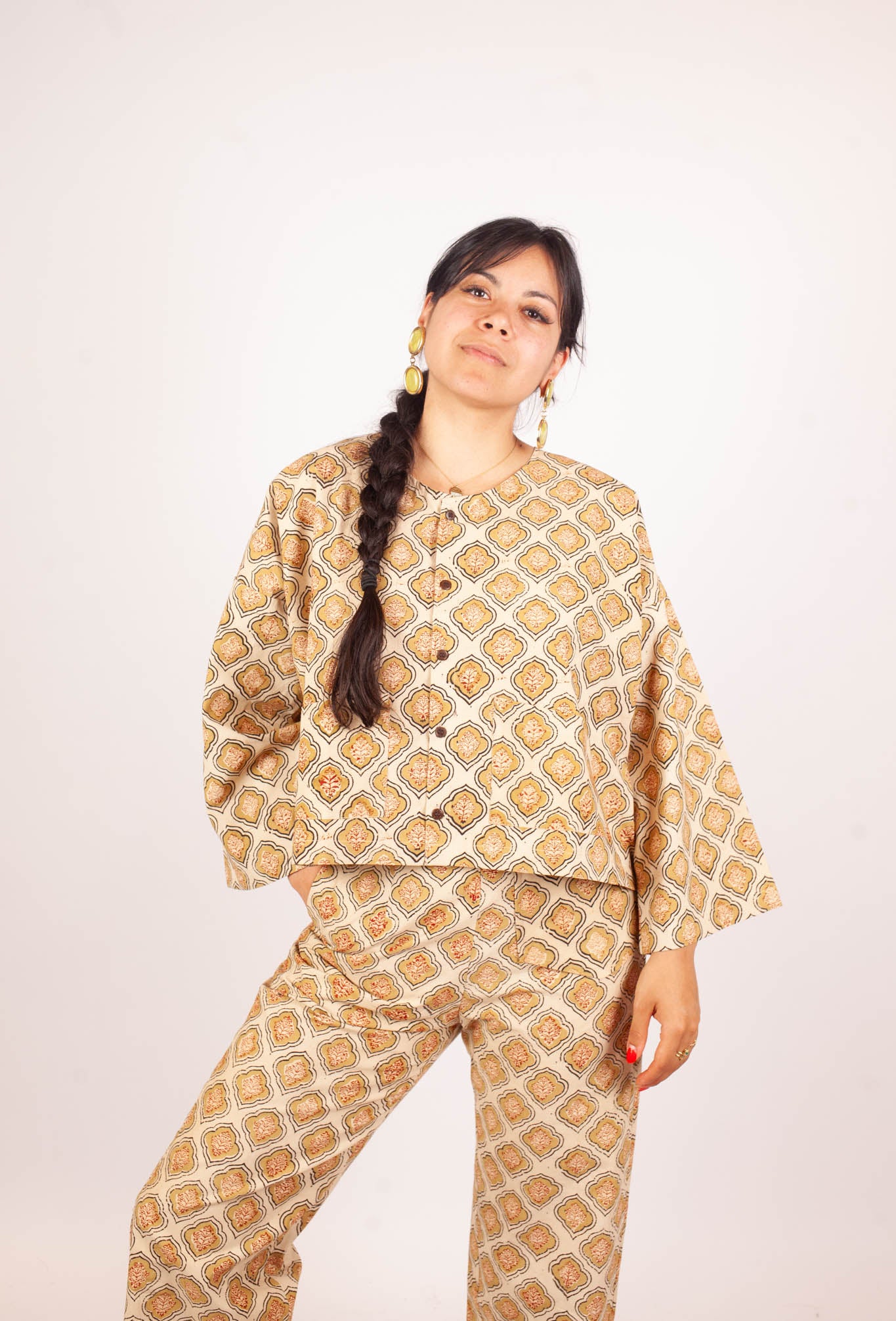 Bolero COCHIN - Coton bio - Imprimé VISTAAR (expansion)