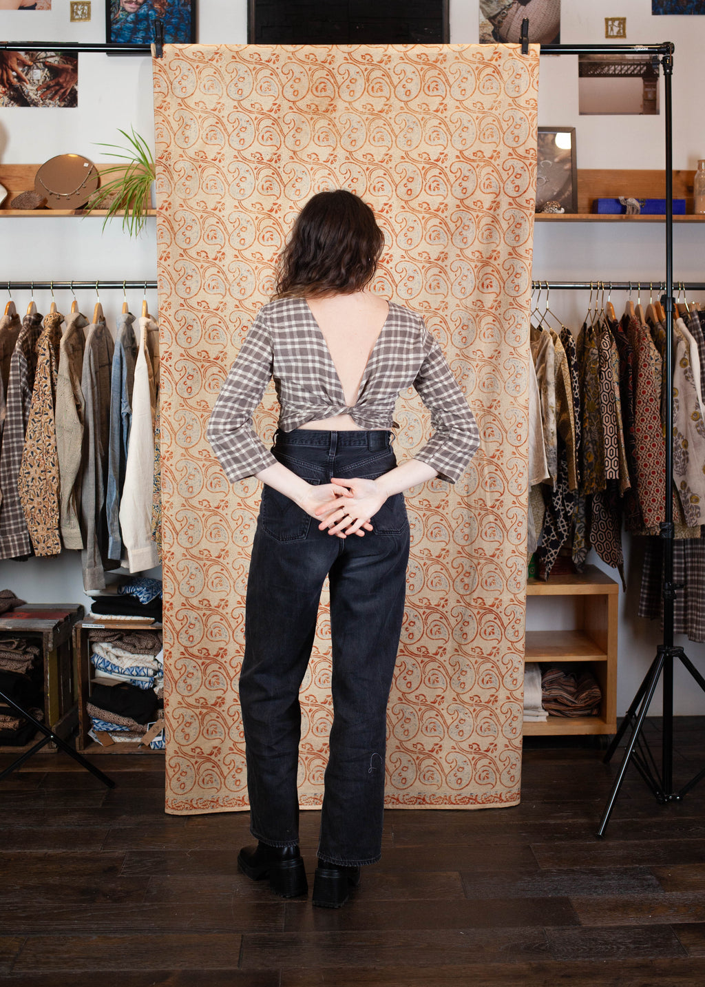 Top BENARES  -Coton bio - Imprimé ADRSHY (invisible)