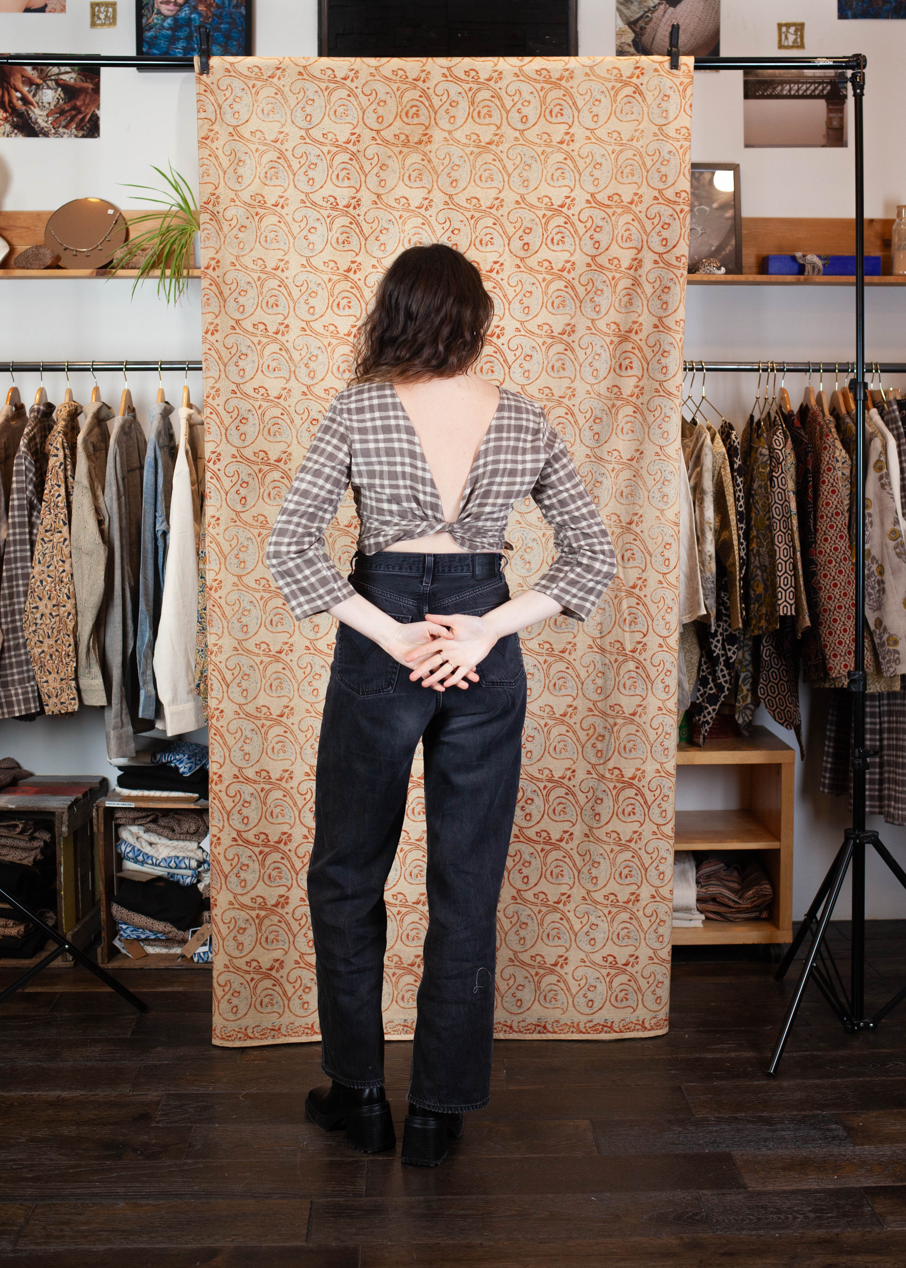 Top BENARES  -Coton bio - Imprimé ADRSHY (invisible)