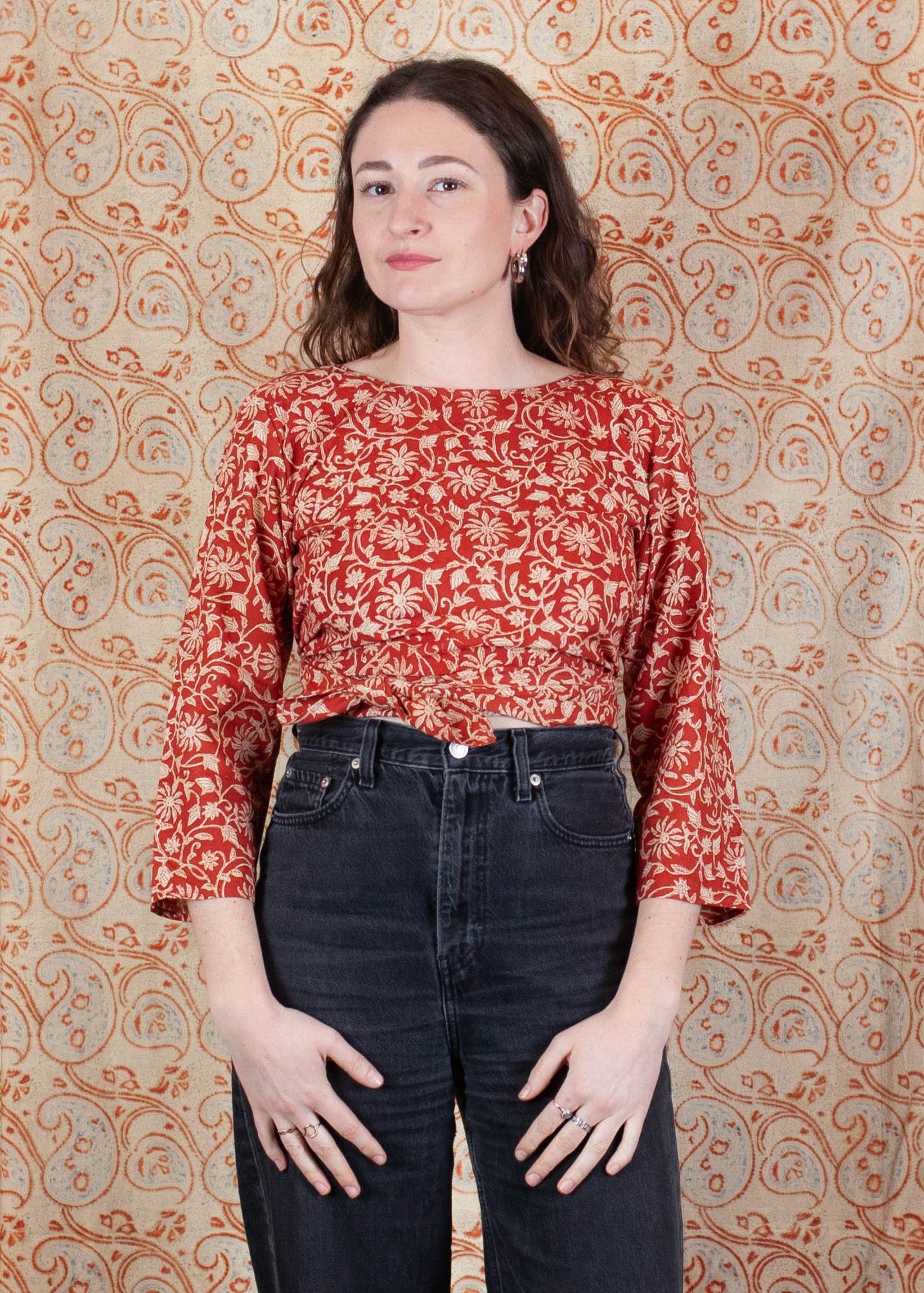 Top BENARES - Imprimé BAGEECHA - Coton bio
