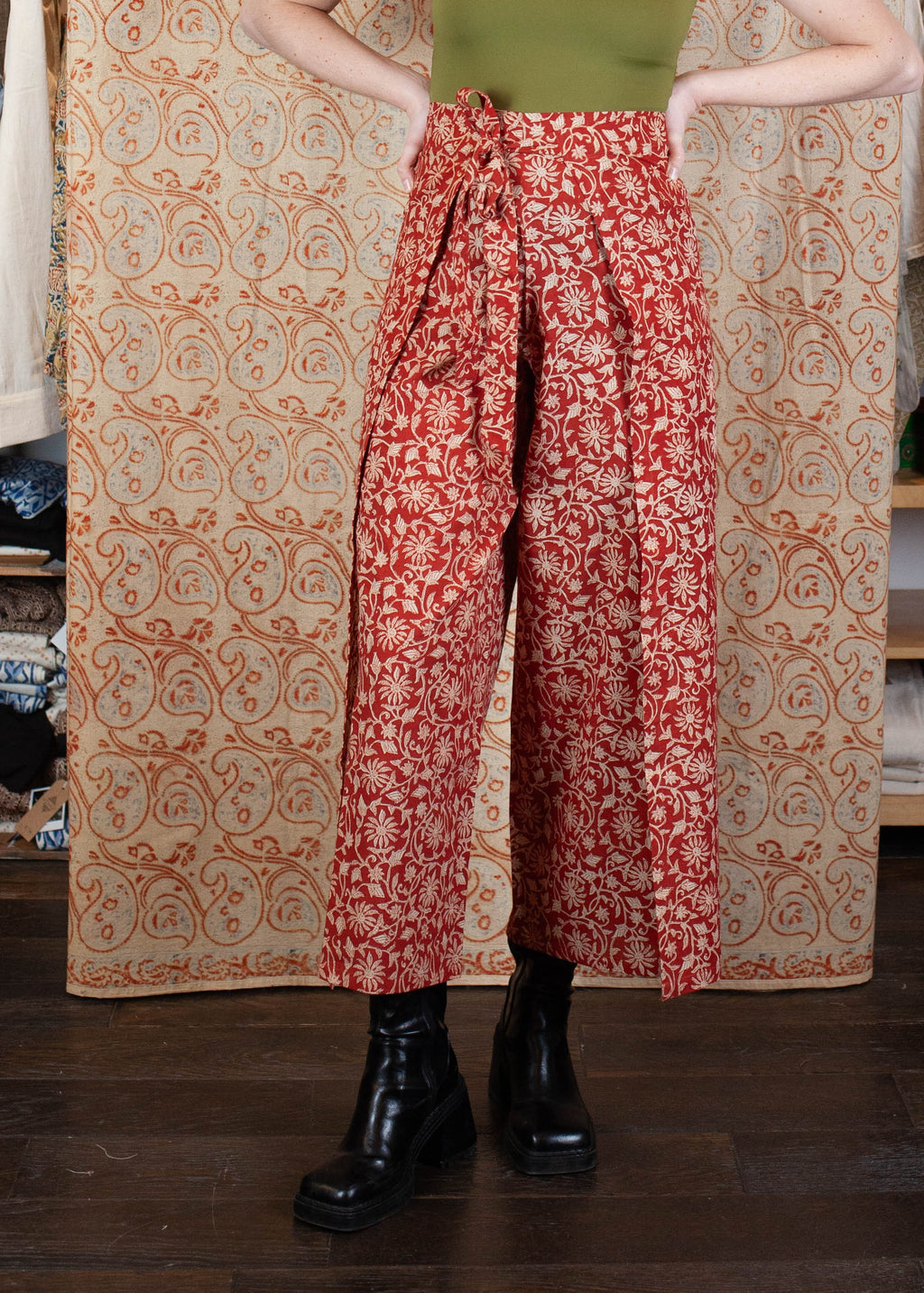 Pantalon SARASWATI - Coton bio - Imprimé BAGEECHA