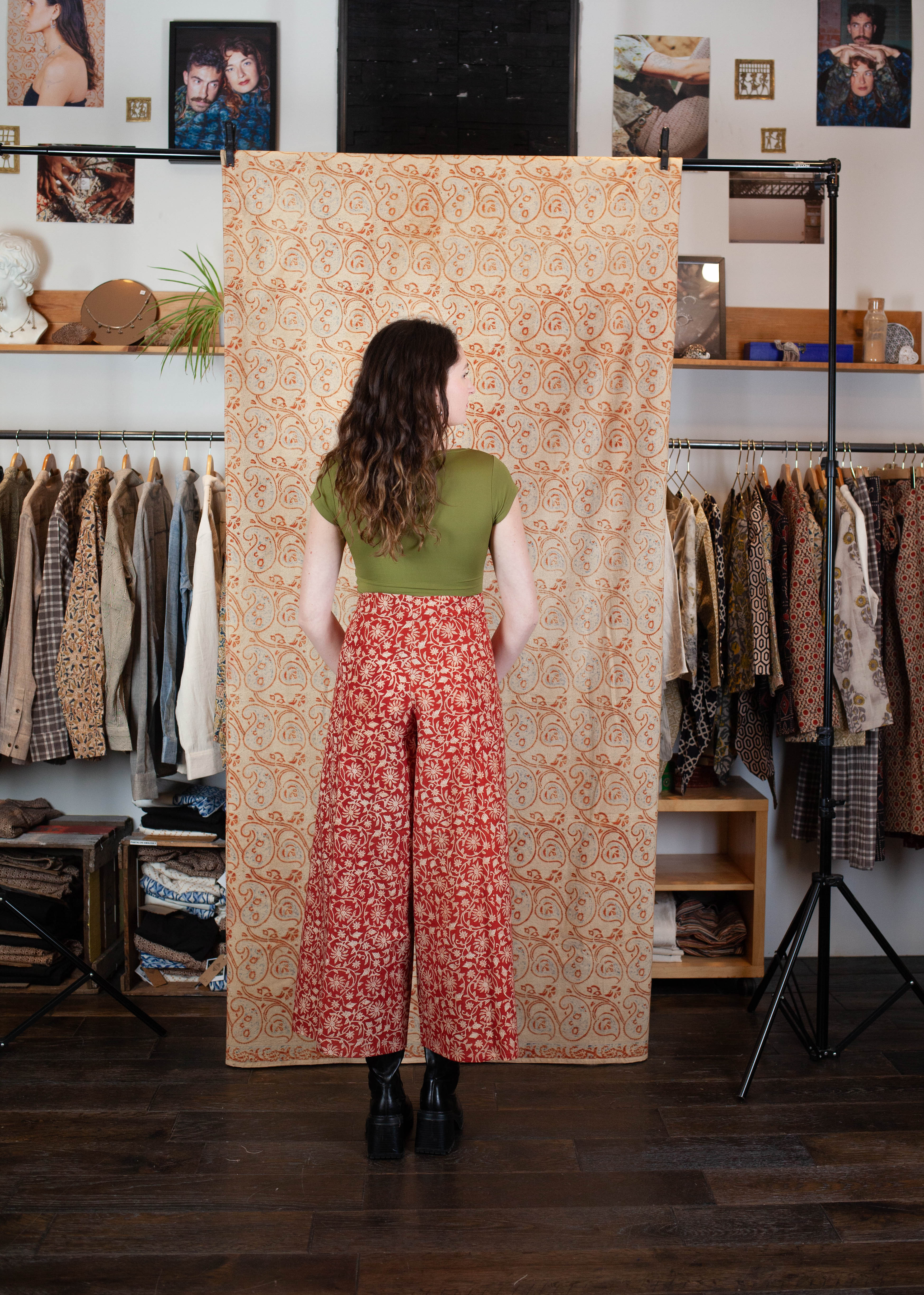 Pantalon SARASWATI - Coton bio - Imprimé BAGEECHA