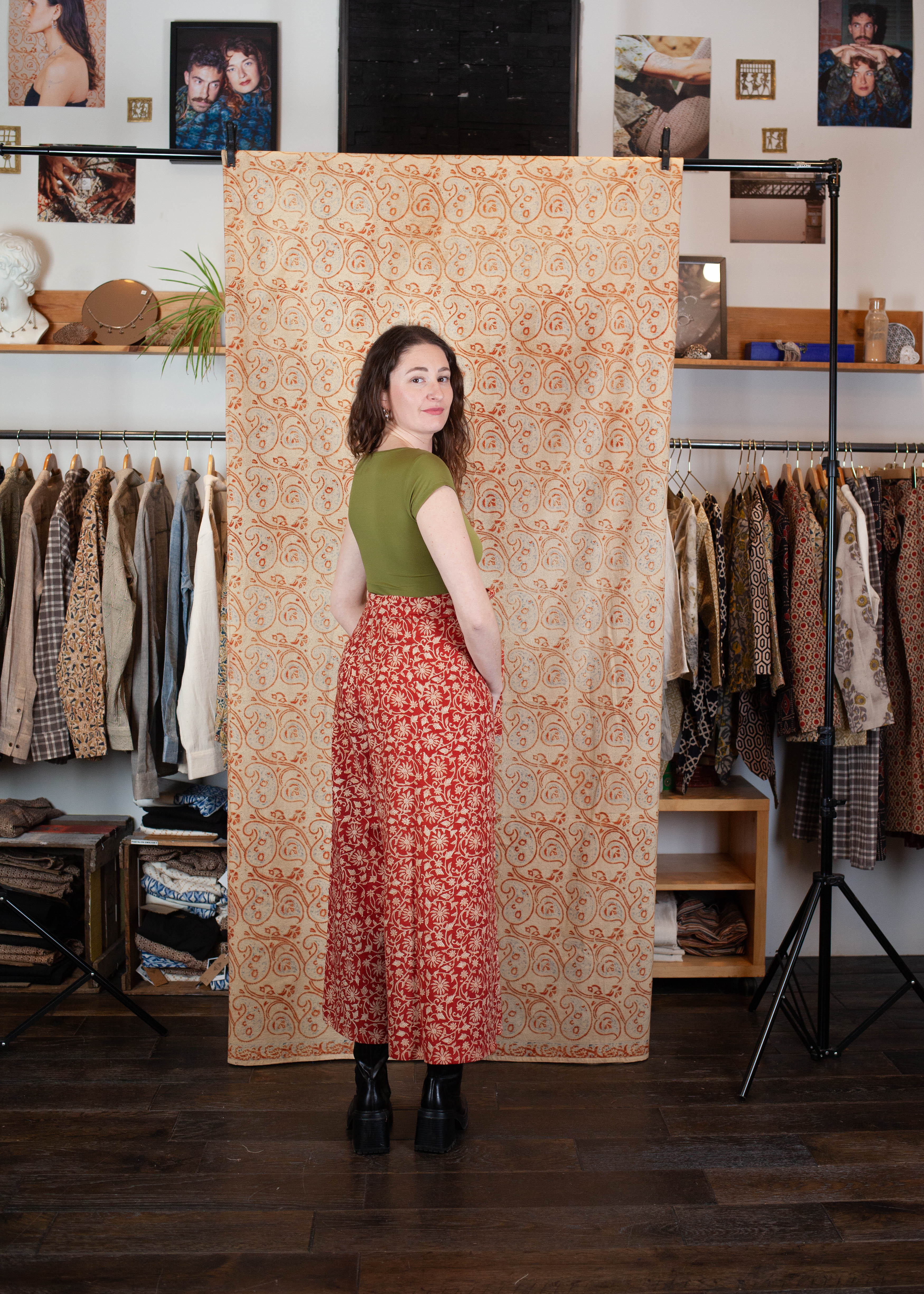 Pantalon SARASWATI - Coton bio - Imprimé BAGEECHA