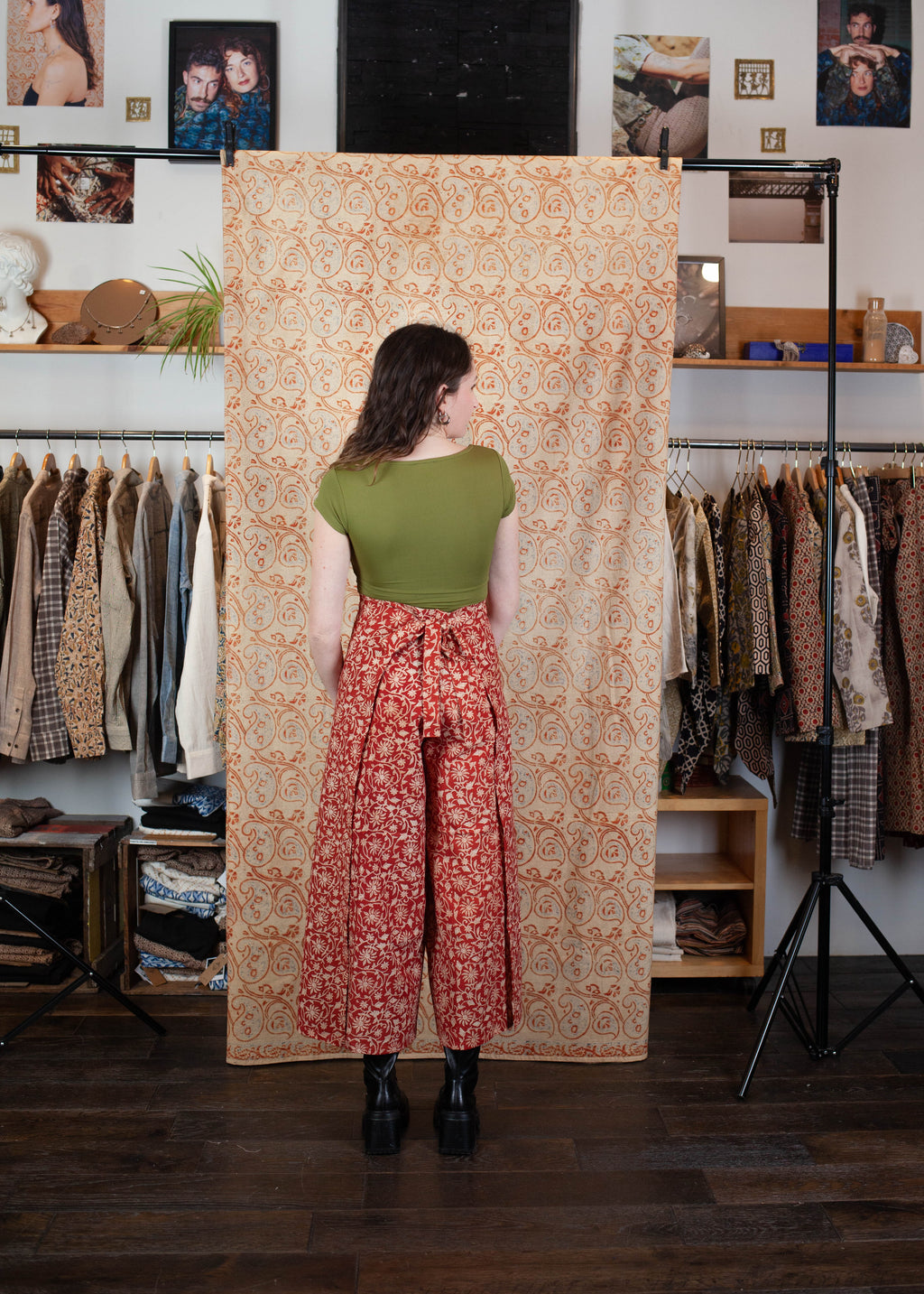 Pantalon SARASWATI - Coton bio - Imprimé BAGEECHA