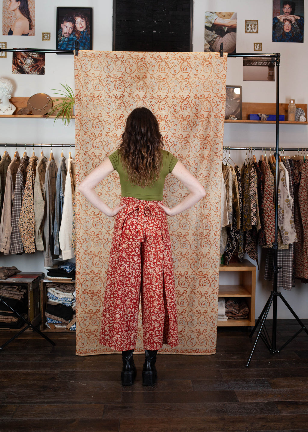 Pantalon SARASWATI - Coton bio - Imprimé BAGEECHA
