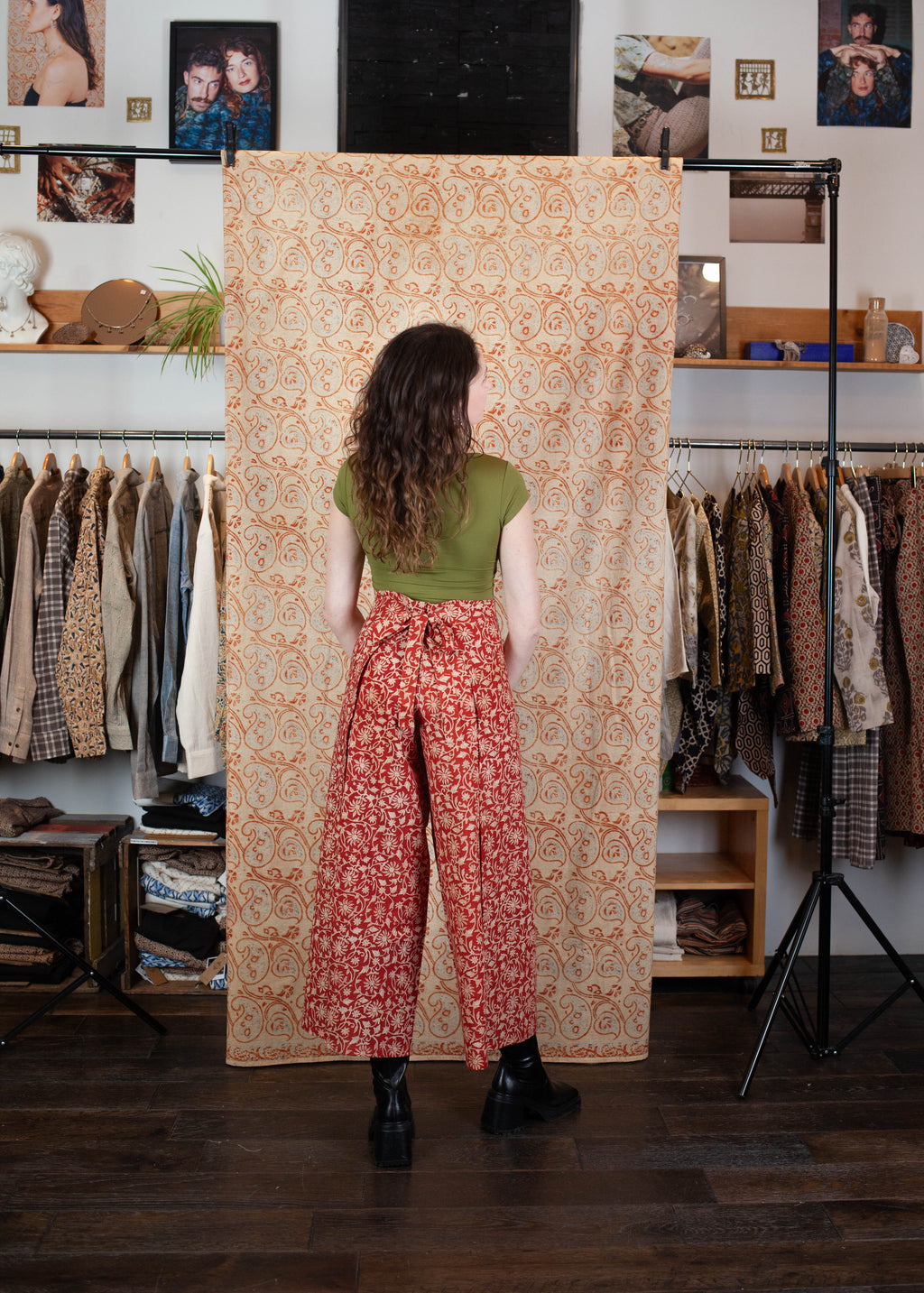 Pantalon SARASWATI - Coton bio - Imprimé BAGEECHA