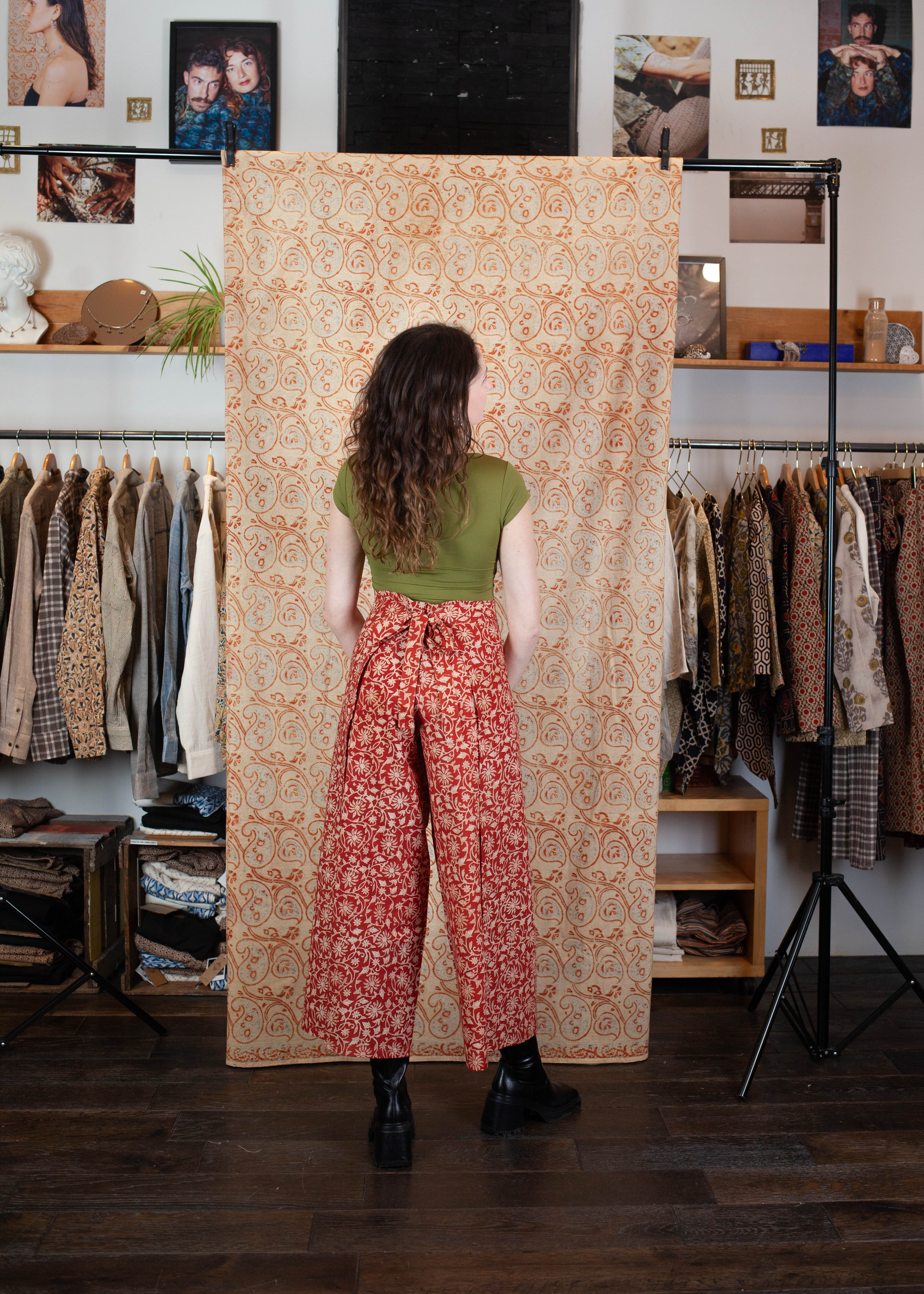 Pantalon SARASWATI - Coton bio - Imprimé BAGEECHA