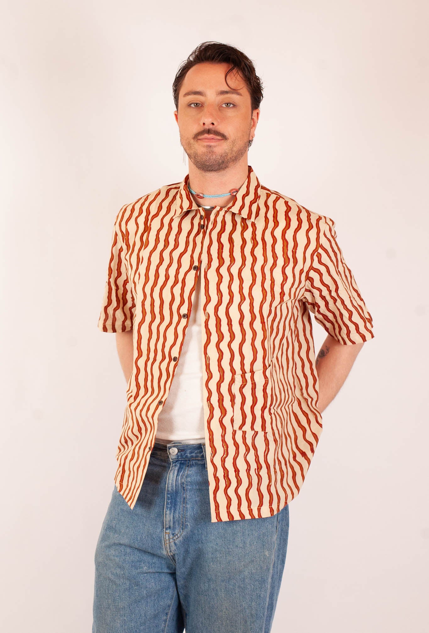 Chemise Linga - Coton bio - Imprimé KSHAN (l'instant)