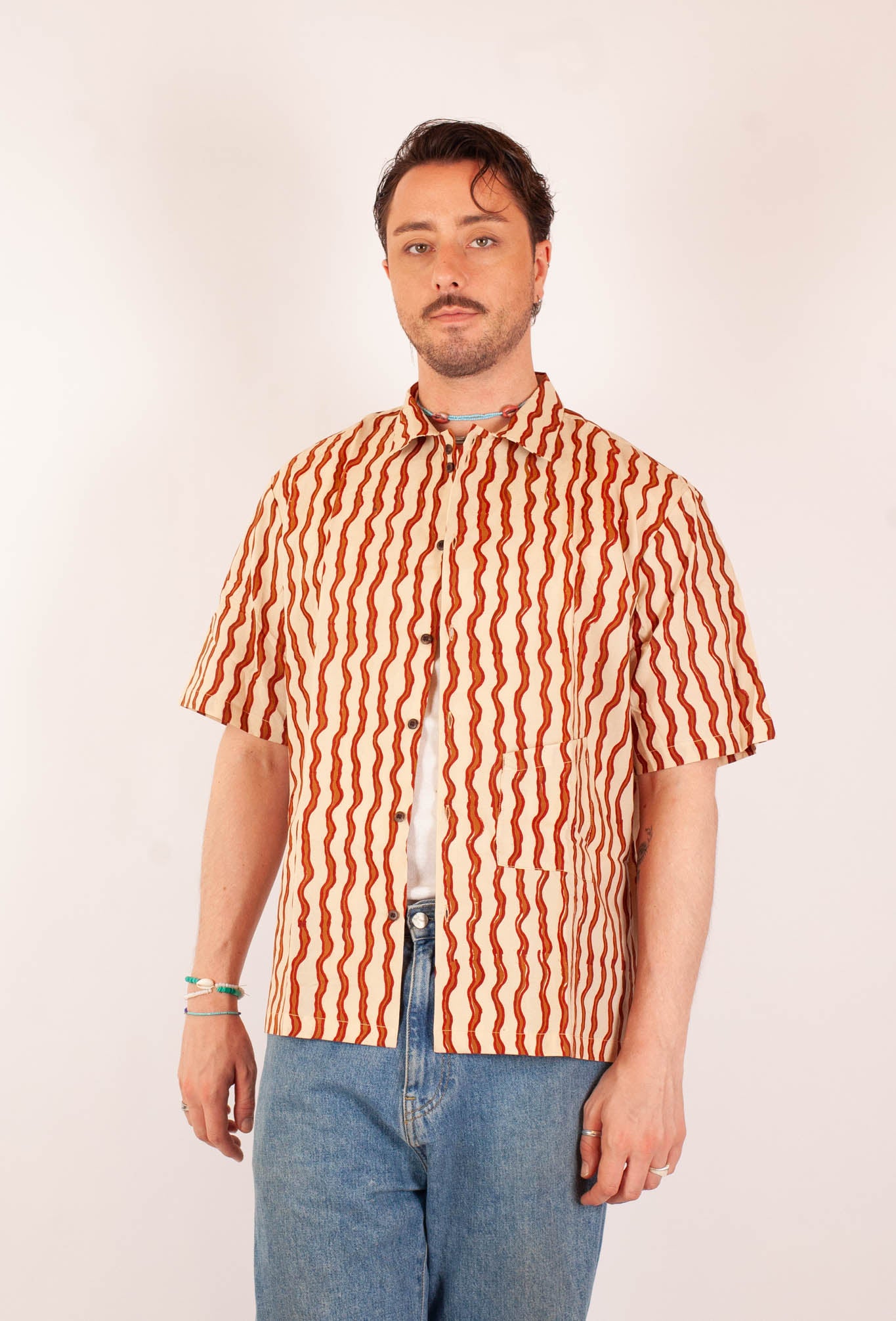 Chemise Linga - Coton bio - Imprimé KSHAN (l'instant)