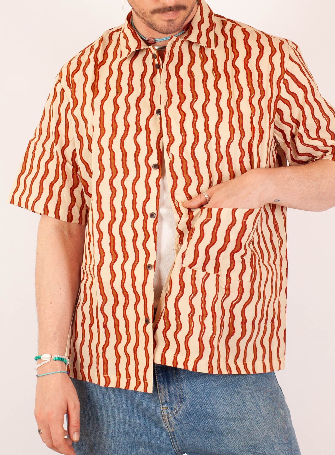 Chemise Linga - Coton bio - Imprimé KSHAN (l'instant)