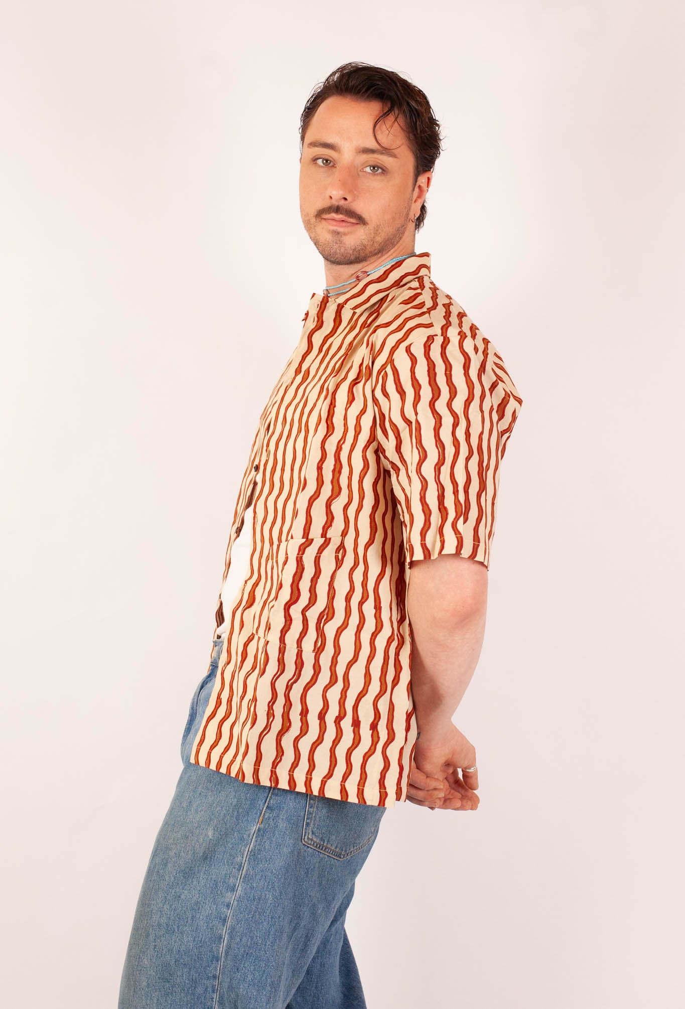 Chemise Linga - Coton bio - Imprimé KSHAN (l'instant)