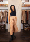 Pantalon SARASWATI - Coton bio - Imprimé KSHAN (l'instant)