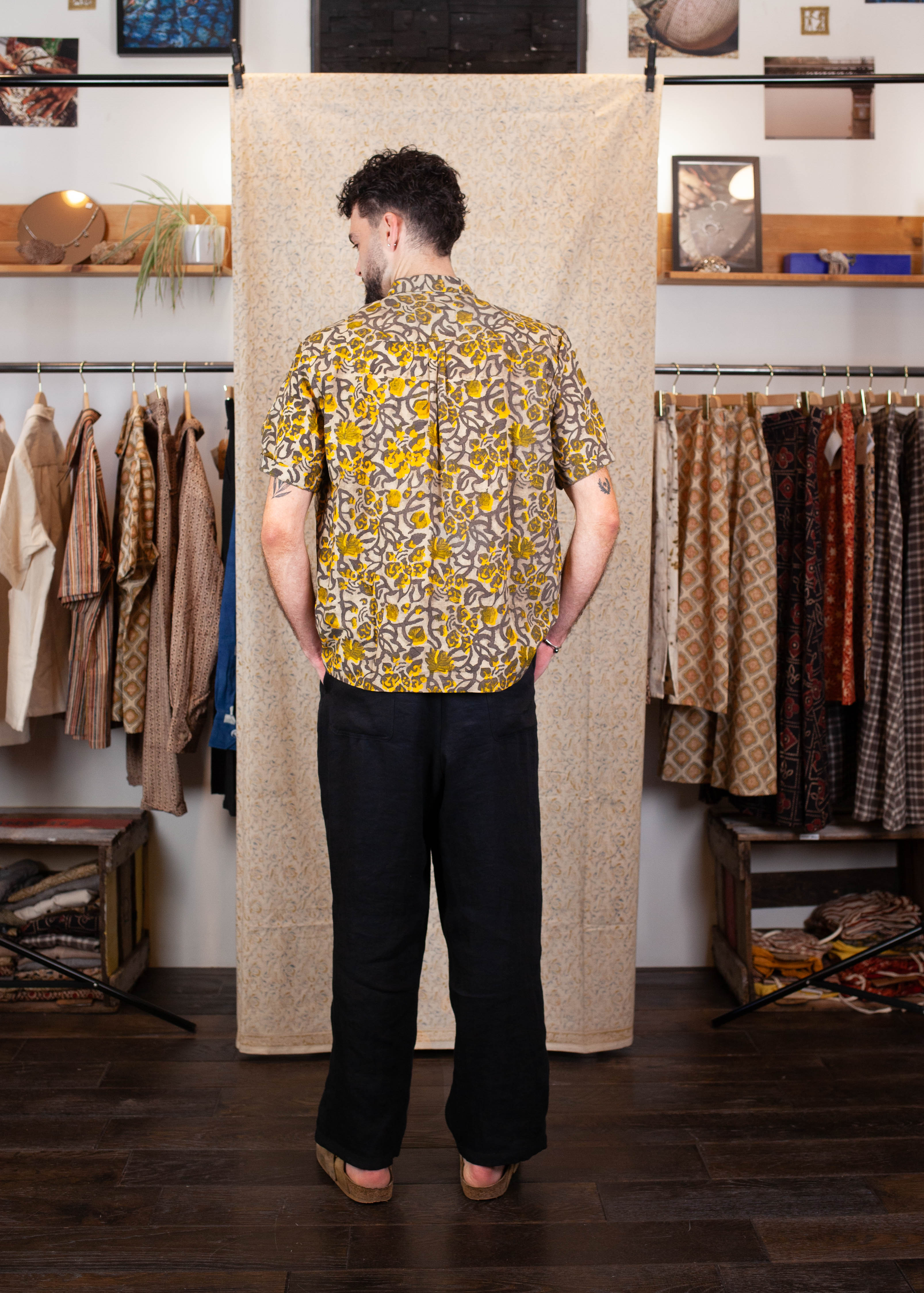 Chemise Linga - Coton bio - Imprimé KHILANA (floraison)