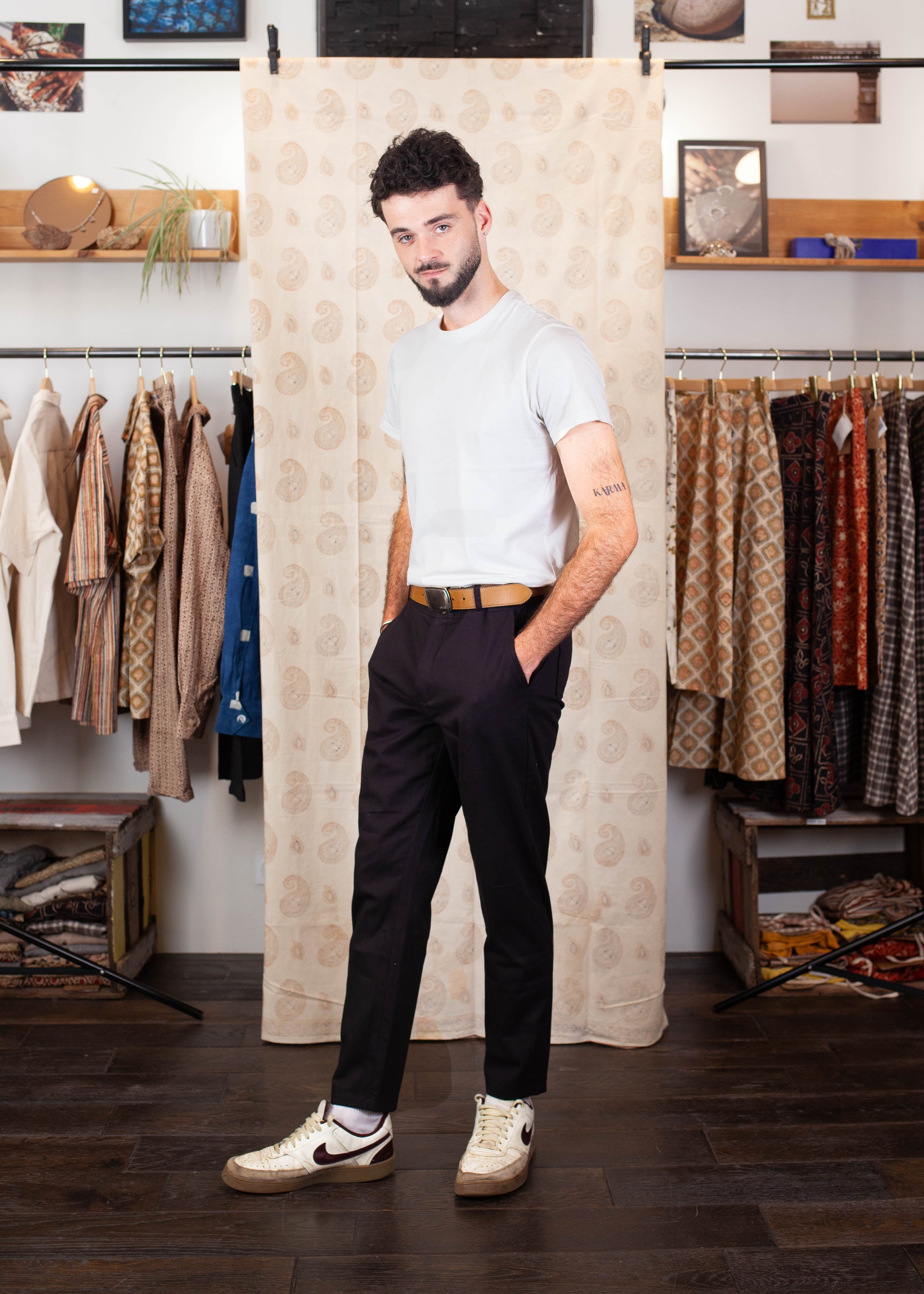 Pantalon HOSUR -  Coton bio - Coloris Kala Kaua