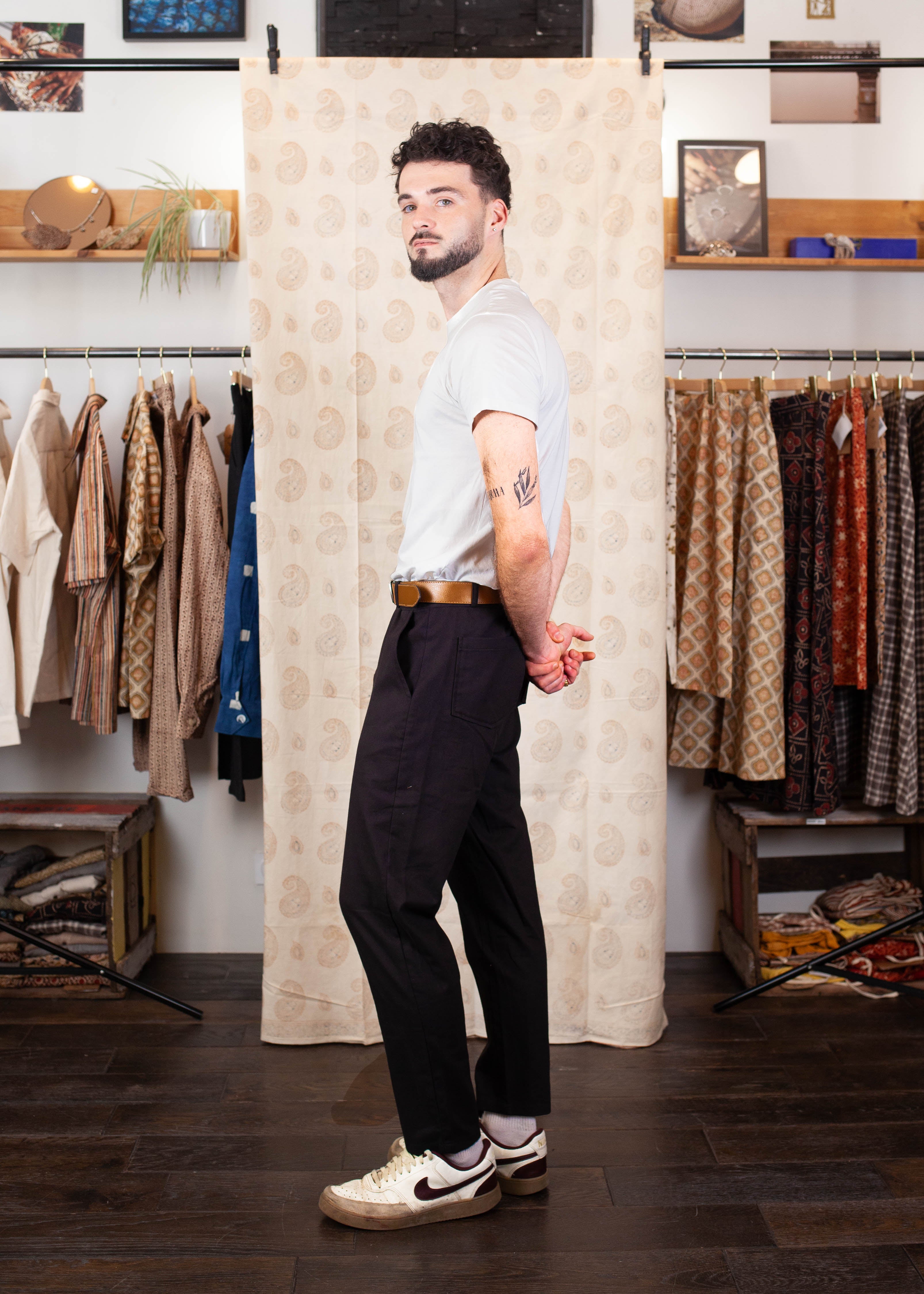 Pantalon HOSUR -  Coton bio - Coloris Kala Kaua