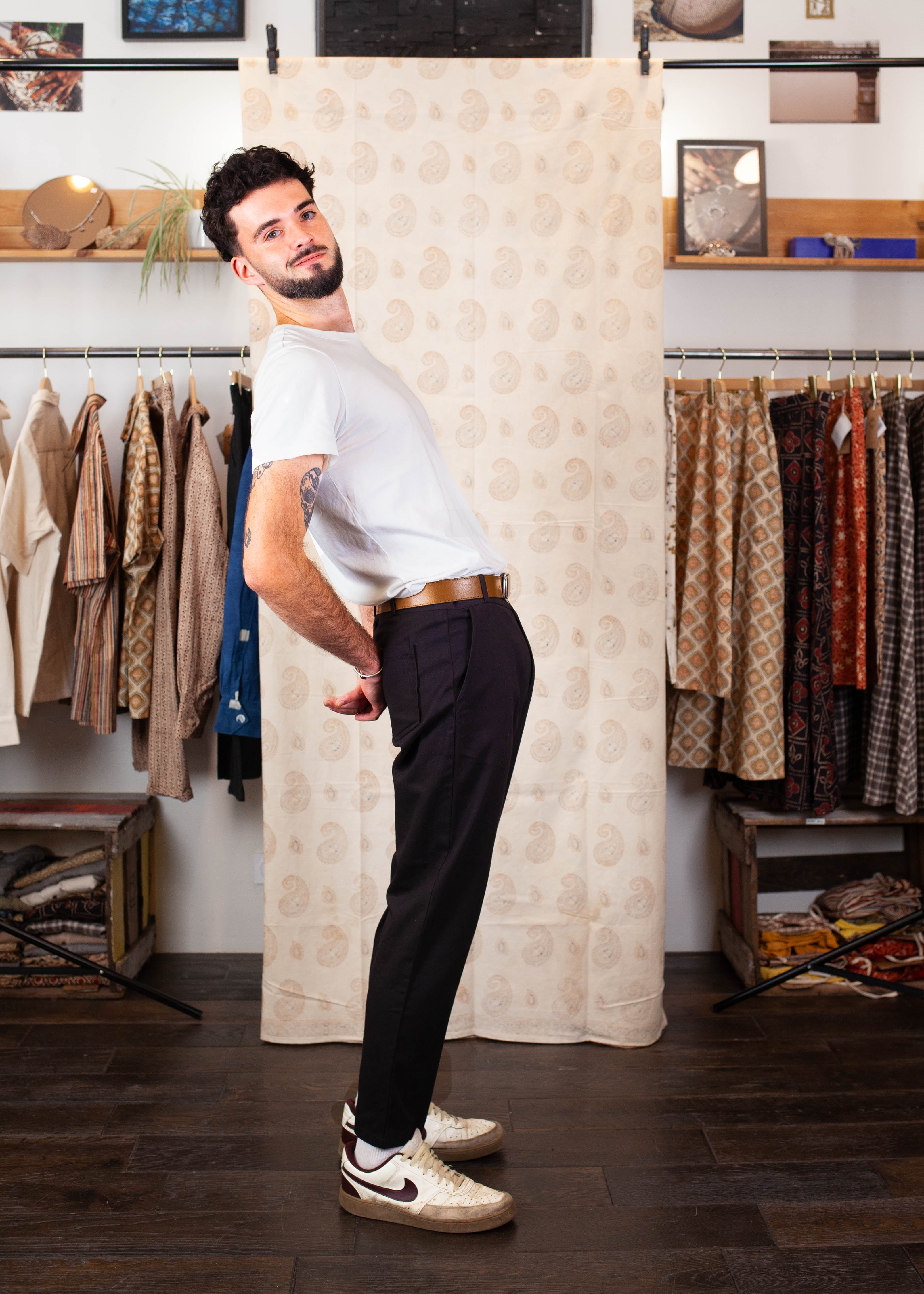 Pantalon HOSUR -  Coton bio - Coloris Kala Kaua