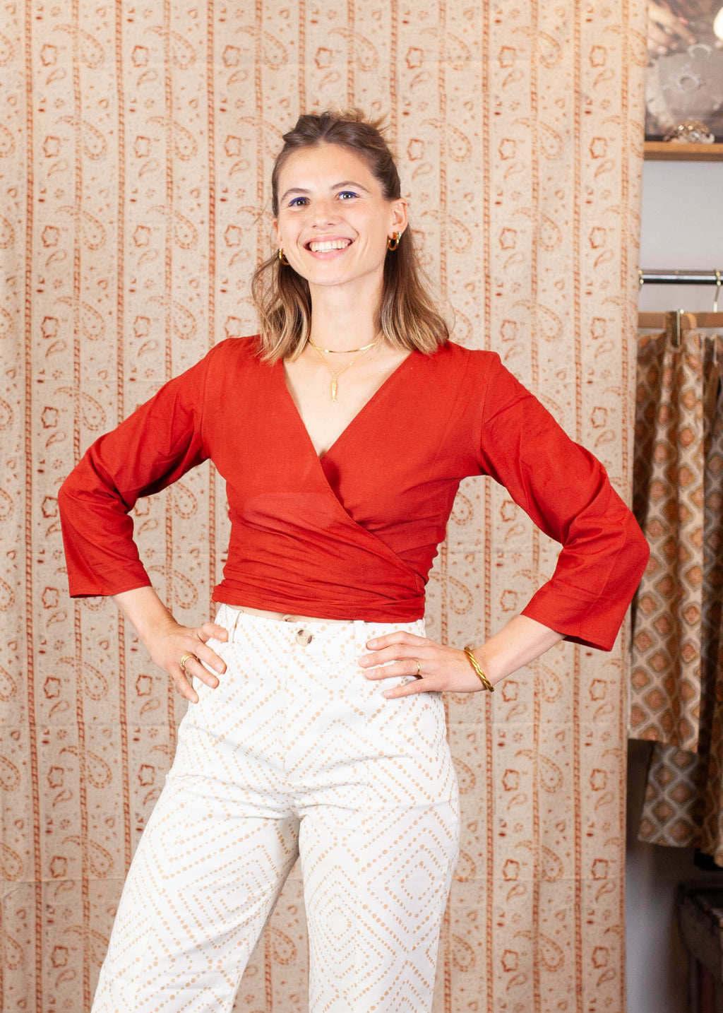 Top Benares - Coton bio - Coloris Alum
