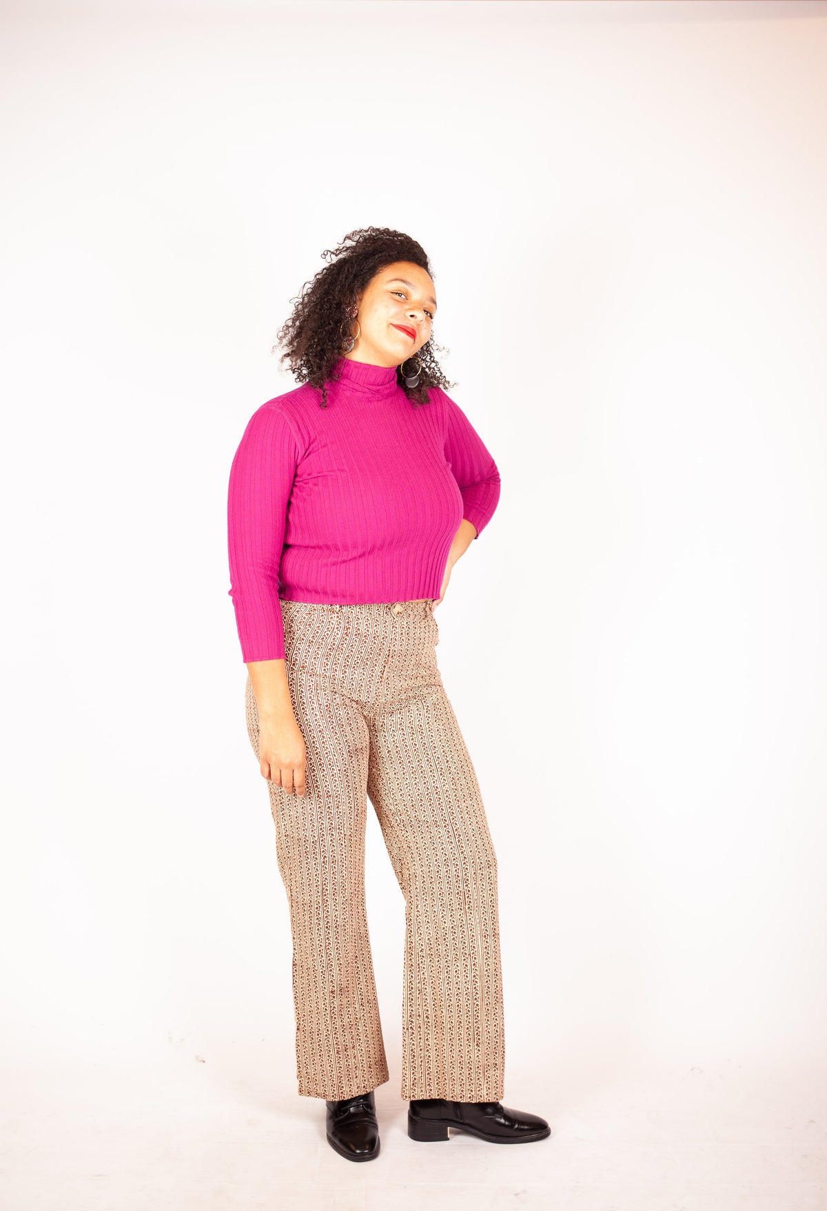 Pantalon Gwalior - Coton bio - Imprimé UDAAN (envol)