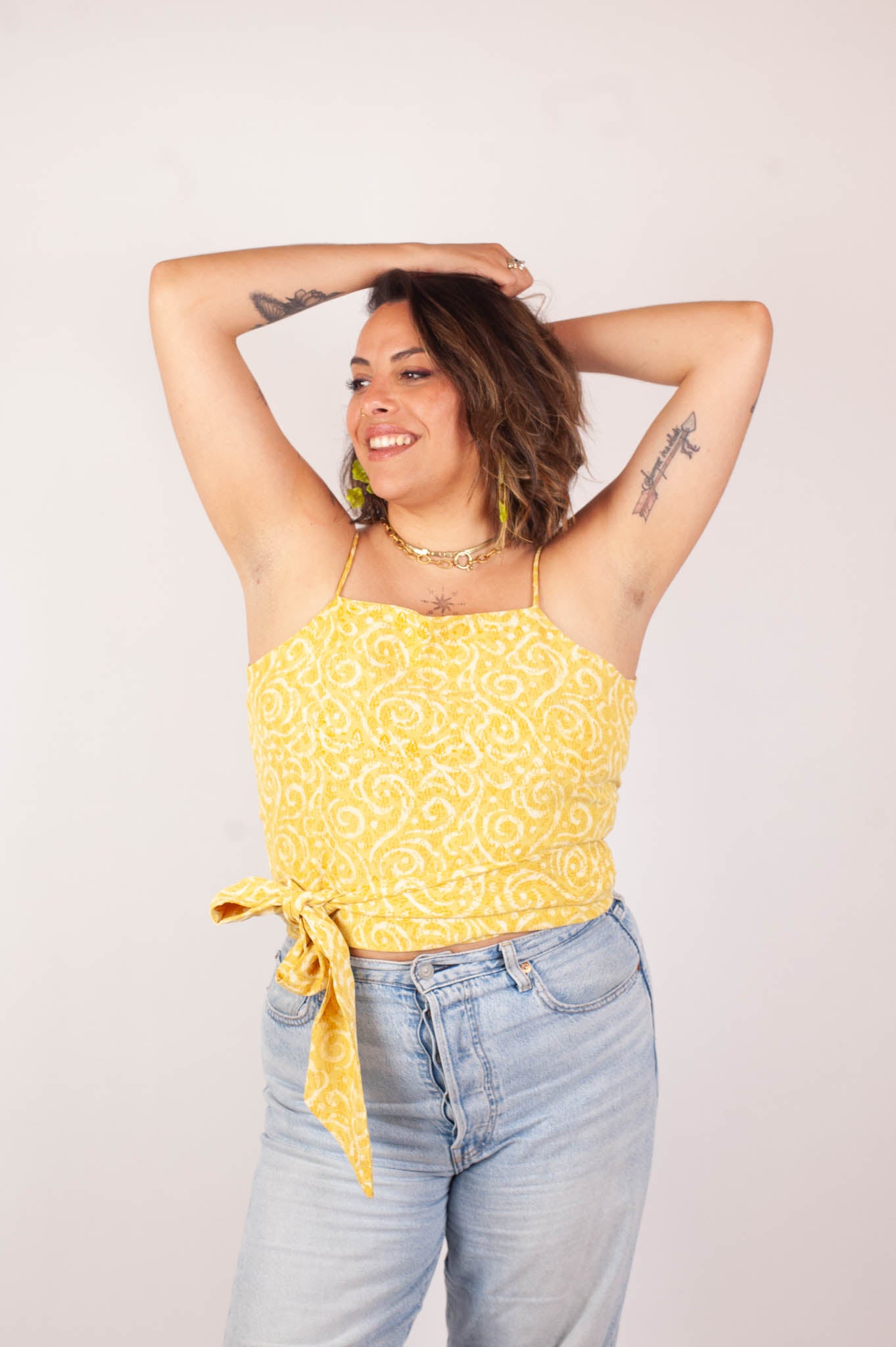 Top Mounica - Tencel - Imprimé RISING SUN