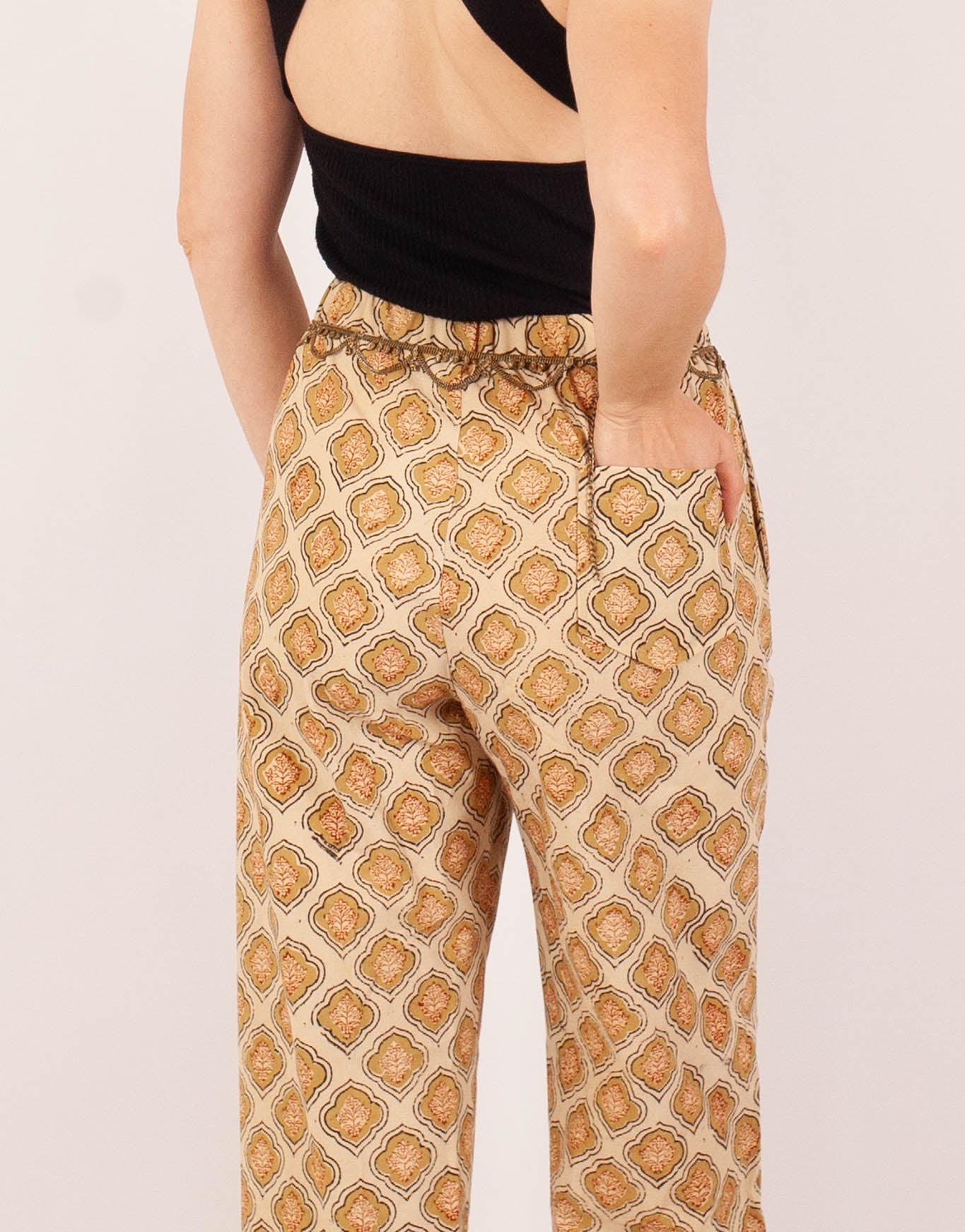 Pantalon AGRA - Coton bio - Imprimé VISTAAR (expansion)