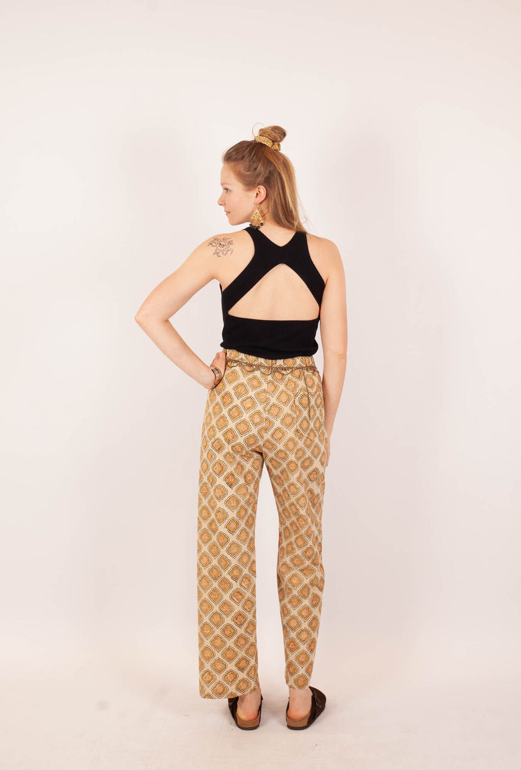 Pantalon AGRA - Coton bio - Imprimé VISTAAR (expansion)