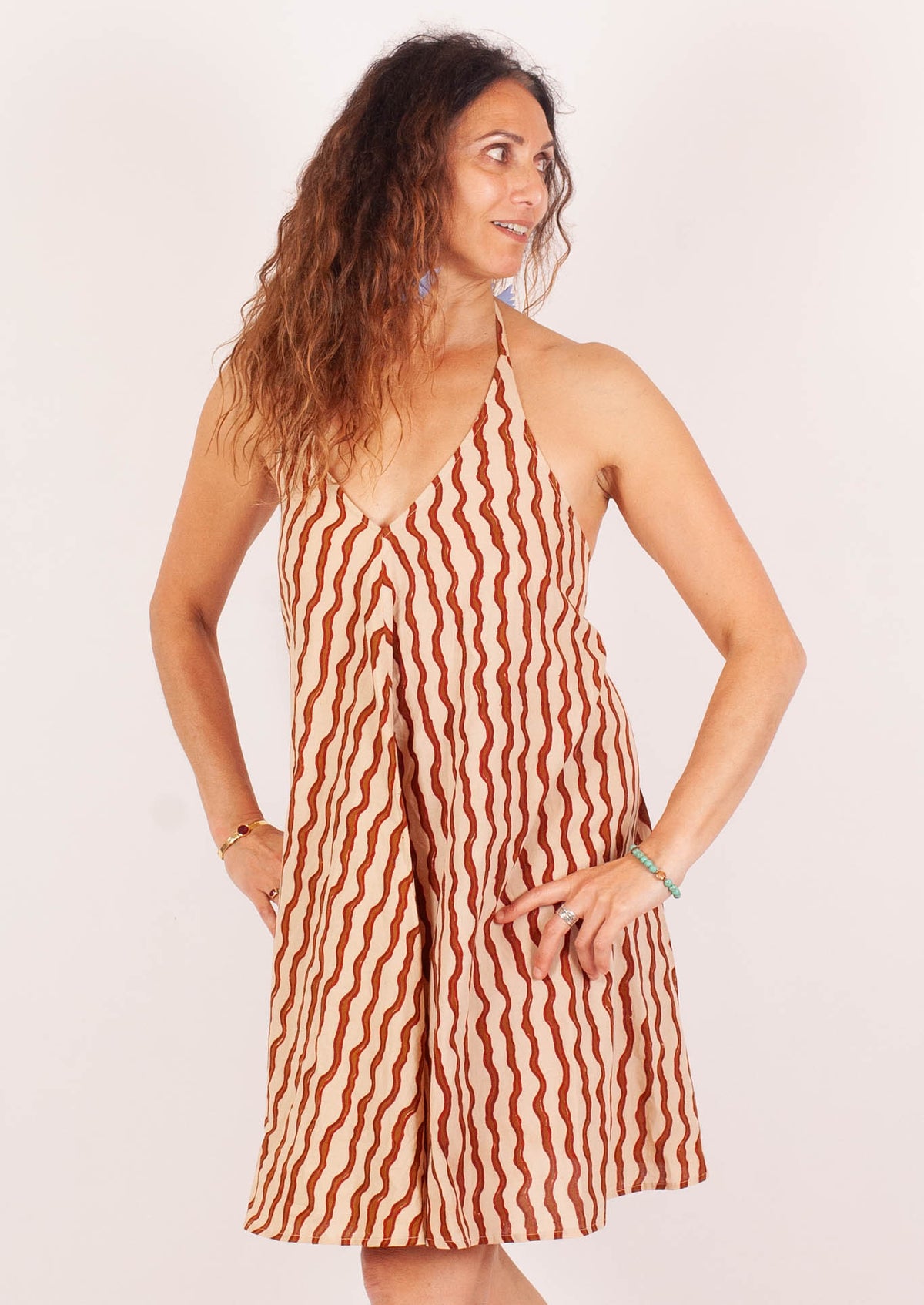 Robe MALA  - Coton bio - Imprimé KSHAN (l'instant)