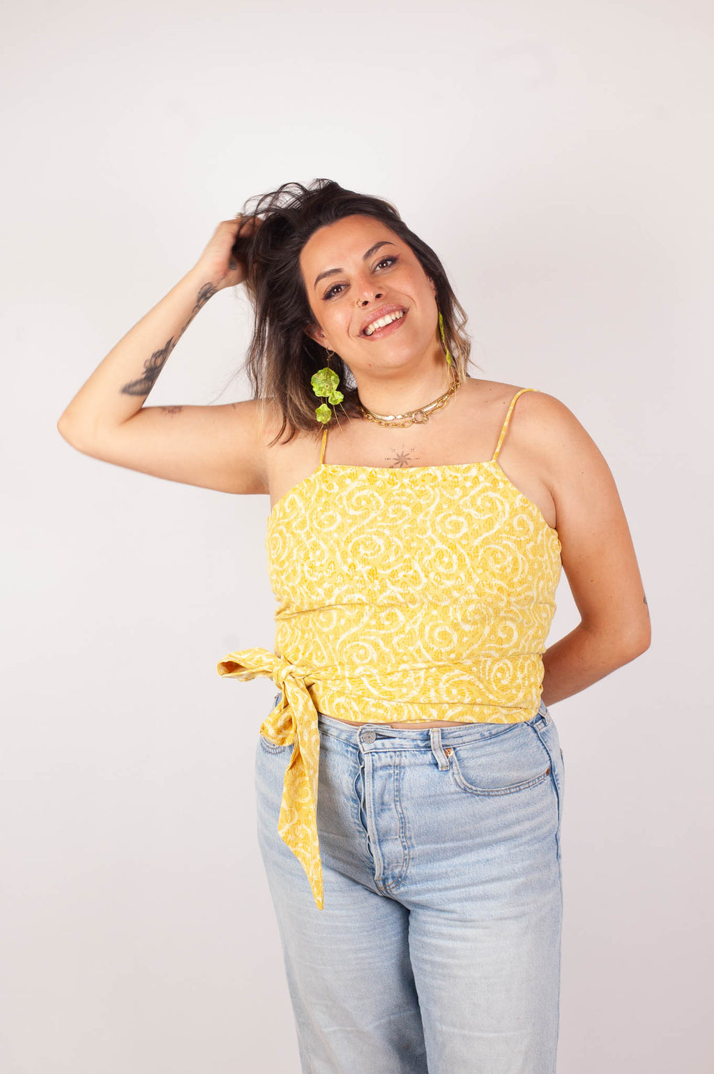 Top Mounica - Tencel - Imprimé RISING SUN