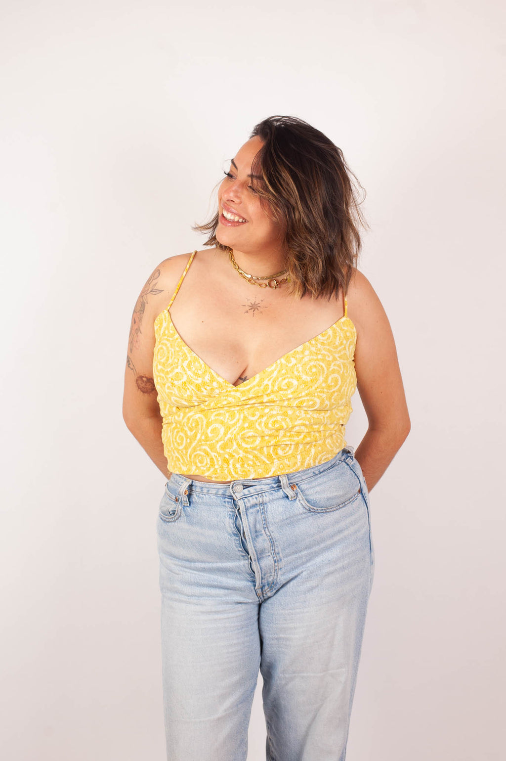Top Mounica - Tencel - Imprimé RISING SUN