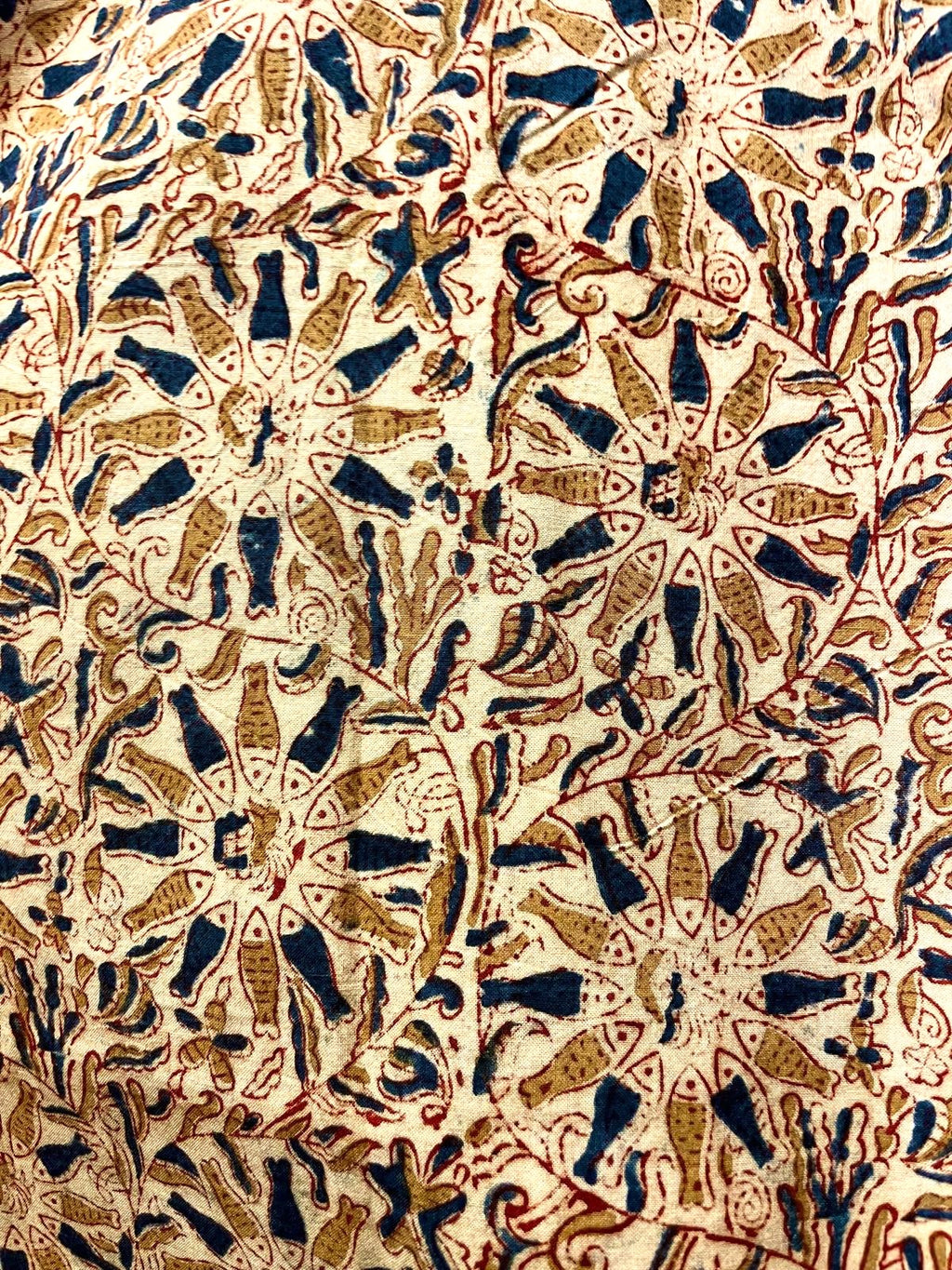 Blouse JAISALMER - Coton bio - Imprimé MACHALEE (poisson)