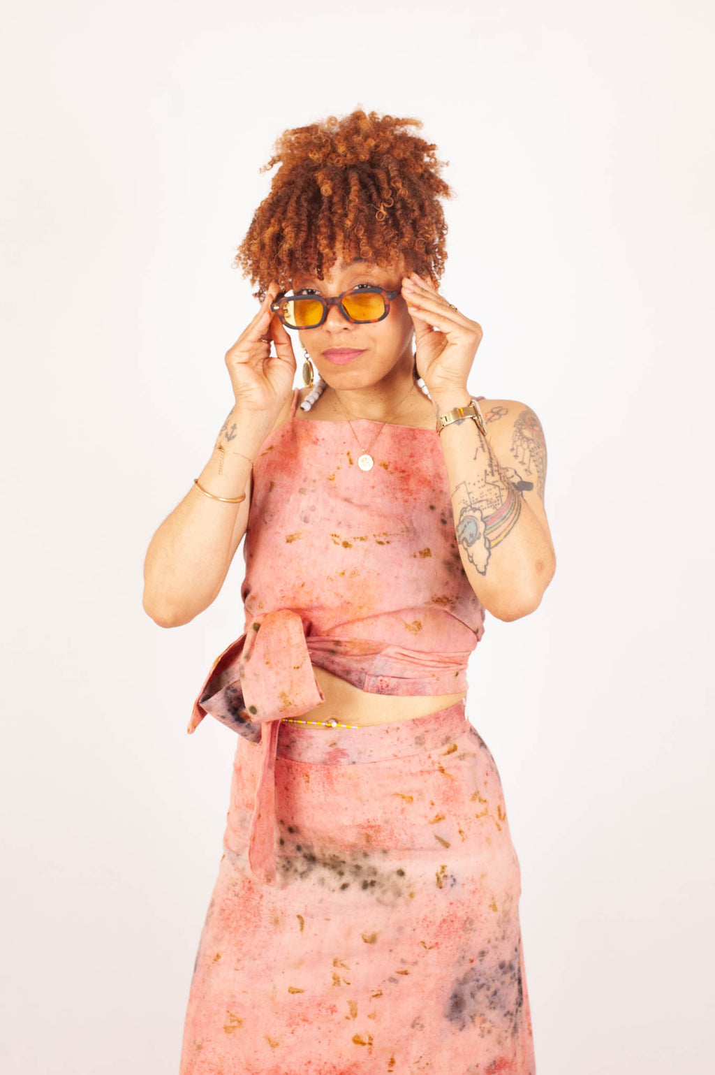 Top Mounica -Kala coton - Imprimé ZINDAGEE (vie)