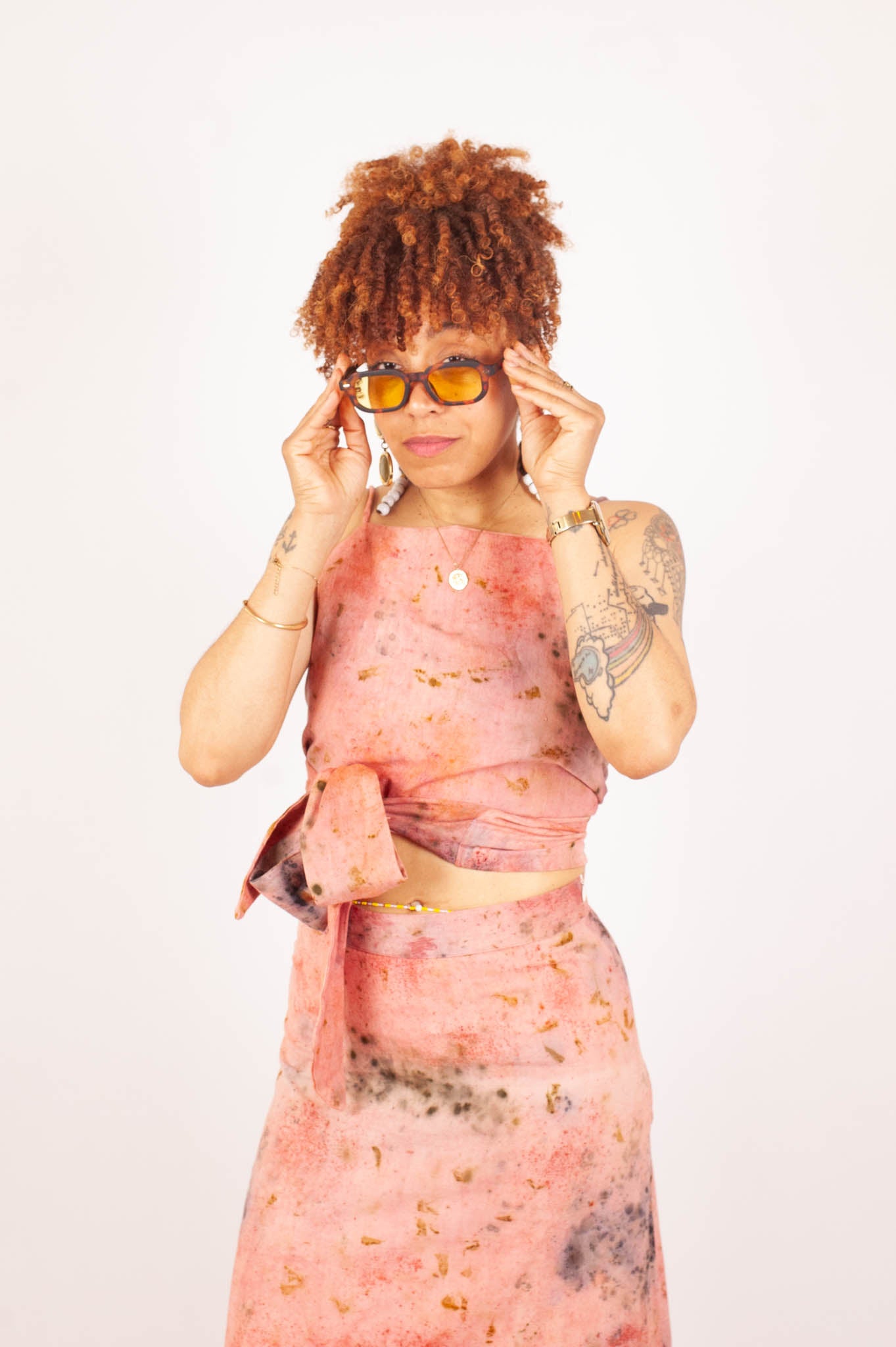 Top Mounica -Kala coton - Imprimé ZINDAGEE (vie)