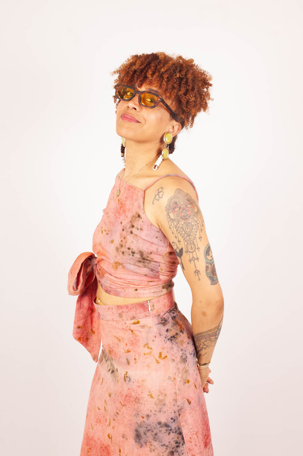 Top Mounica -Kala coton - Imprimé ZINDAGEE (vie)