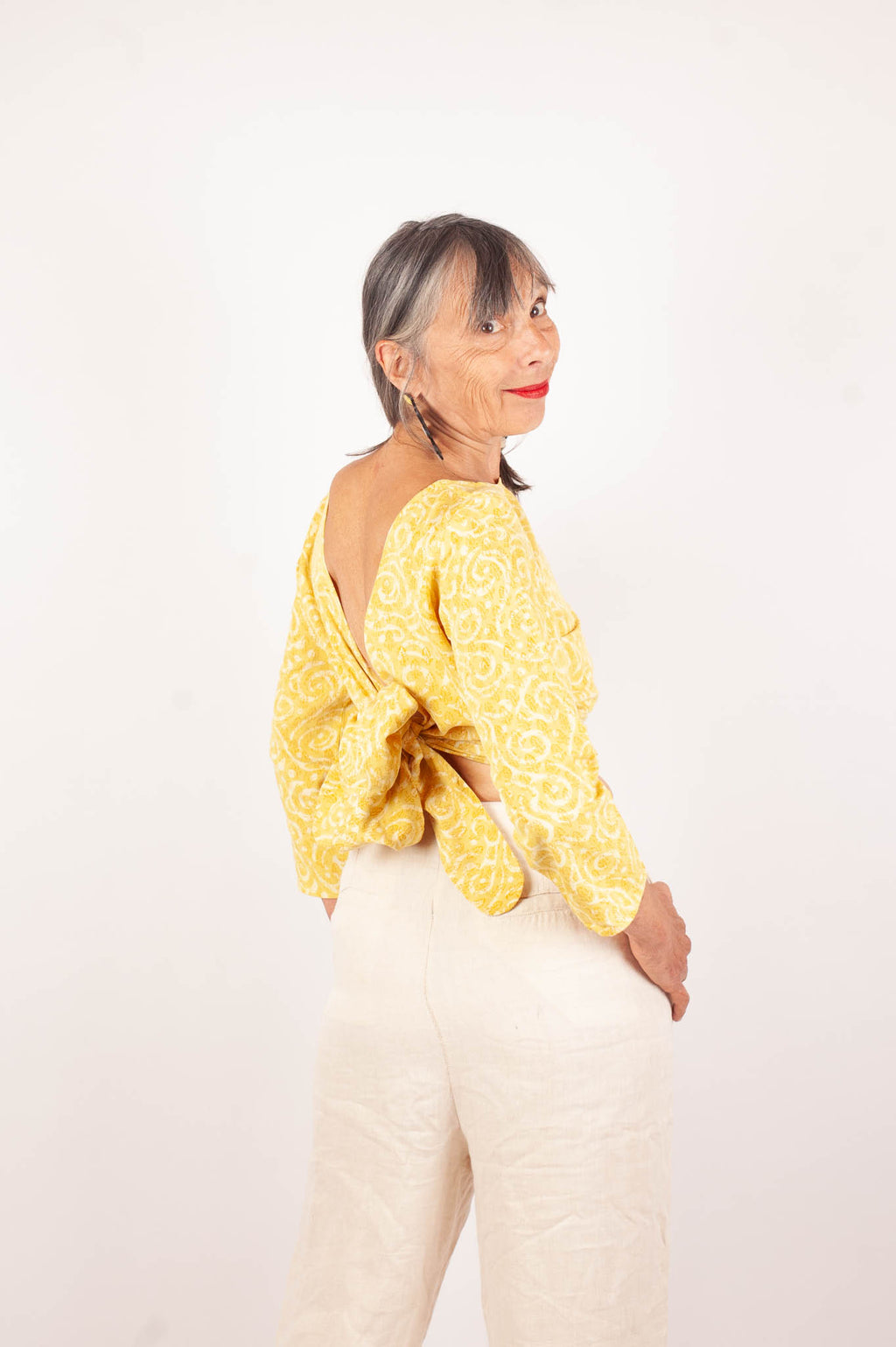 Top BENARES  -Tencel - Imprimé RISING SUN