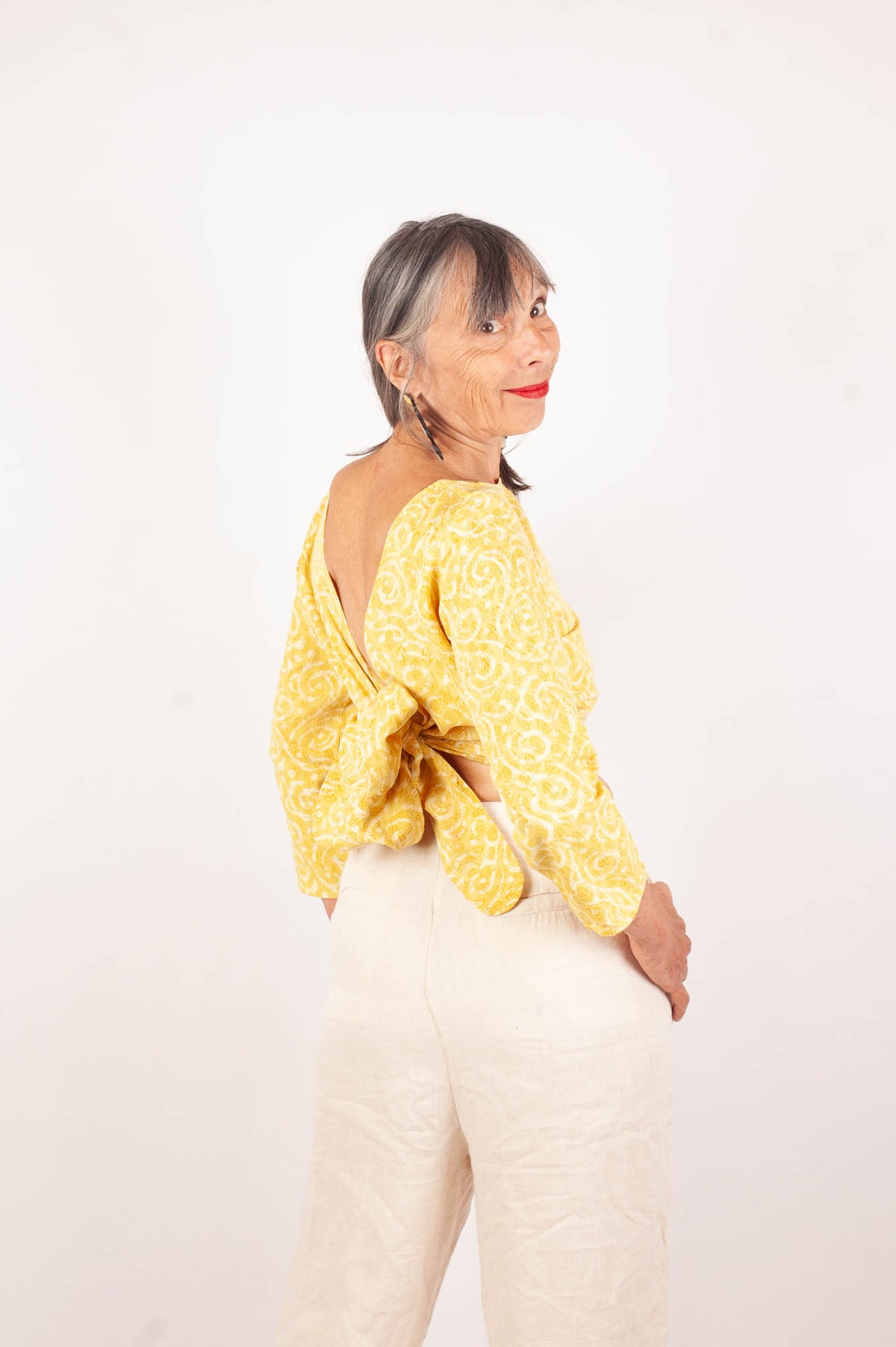 Top BENARES  -Tencel - Imprimé RISING SUN
