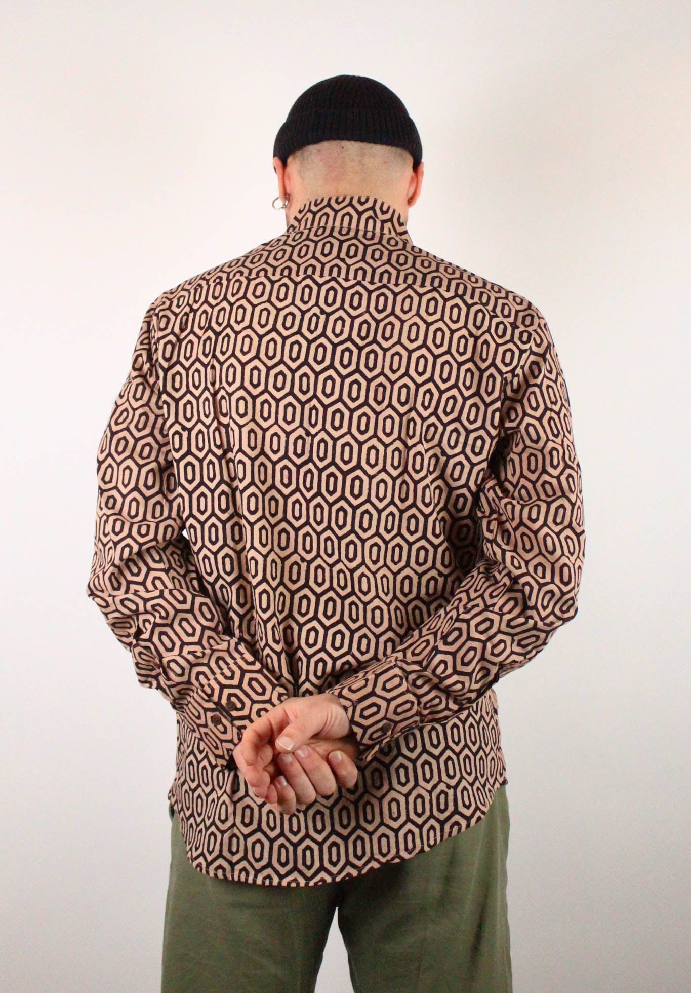 Chemise DARAMSHALA - Imprimé ABHI - Coton bio - Chemise - Azaadi, la mode responsable accessible