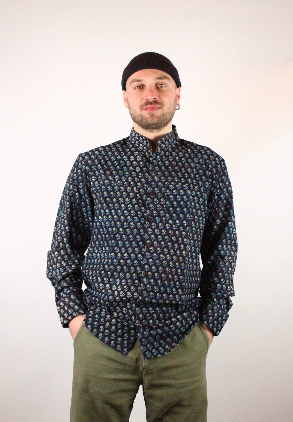 Chemise DARAMSHALA - Imprimé PARAAG - Coton bio - Chemise - Azaadi, la mode responsable accessible